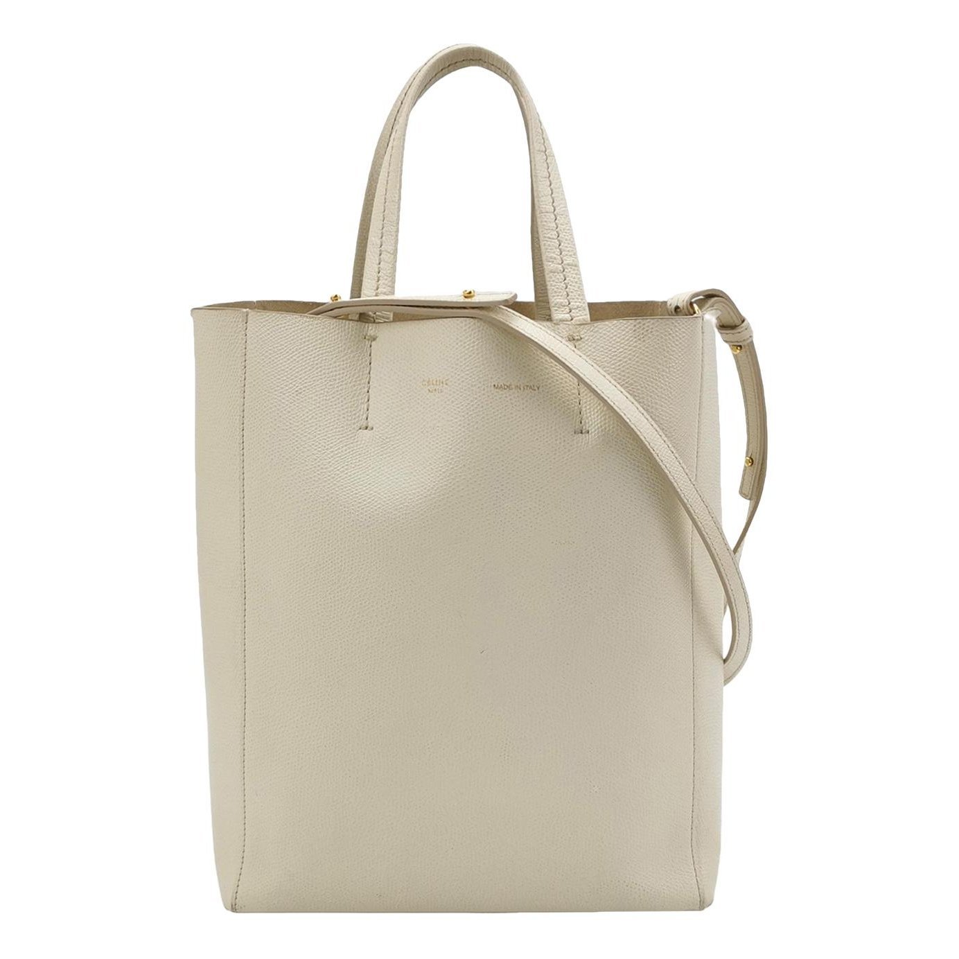 Cabas leather handbag