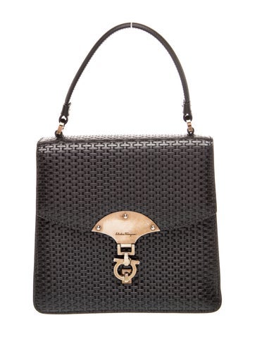 Leather Top Handle Bag