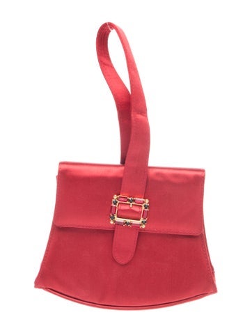 Satin Top Handle Bag