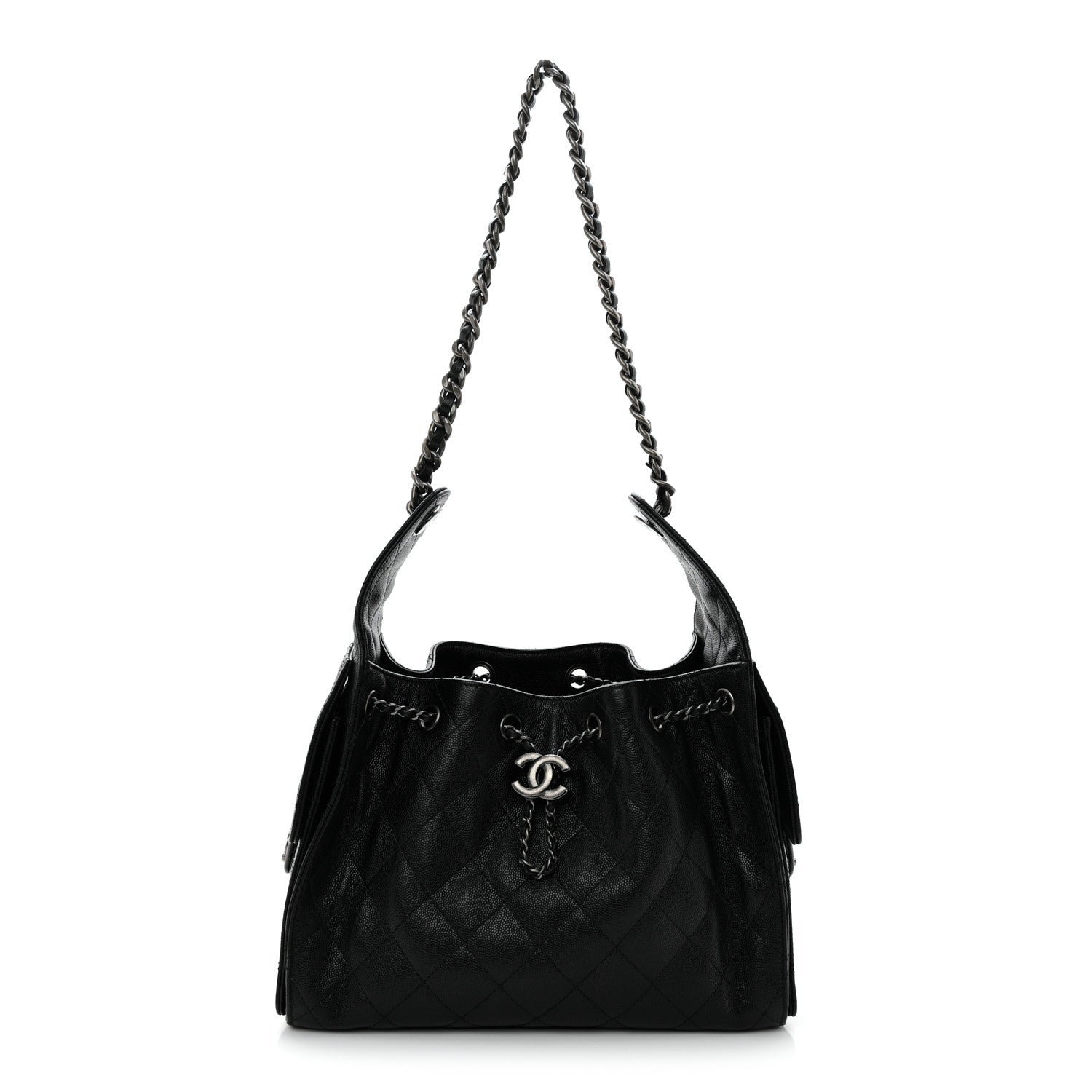 Chanel Caviar Quilted Small Chanel 25 Handbag Black