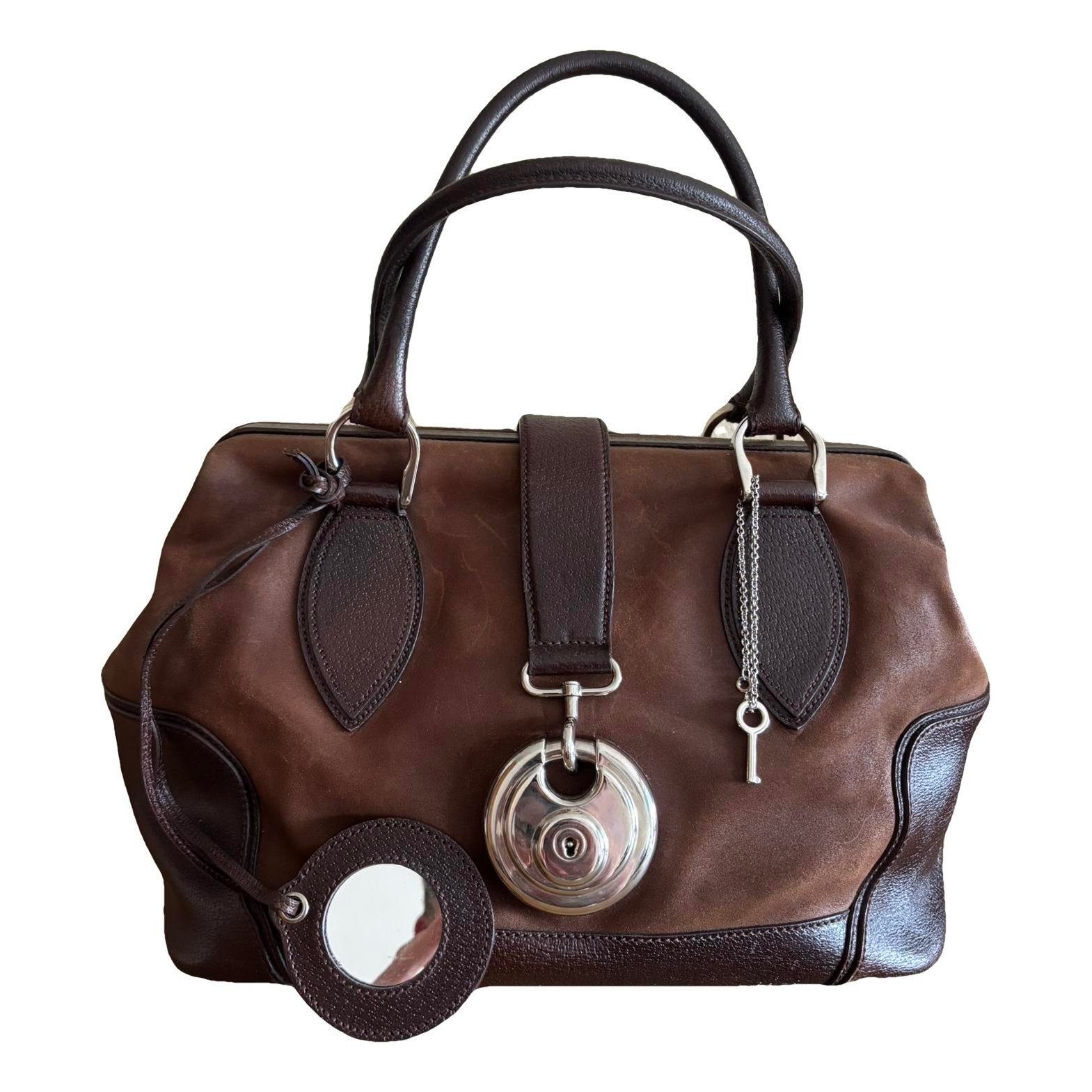 Leather handbag