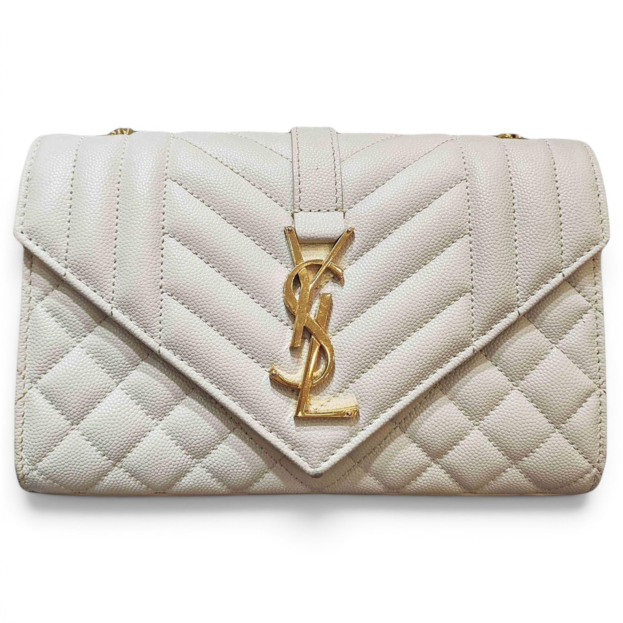 Envelope leather crossbody bag