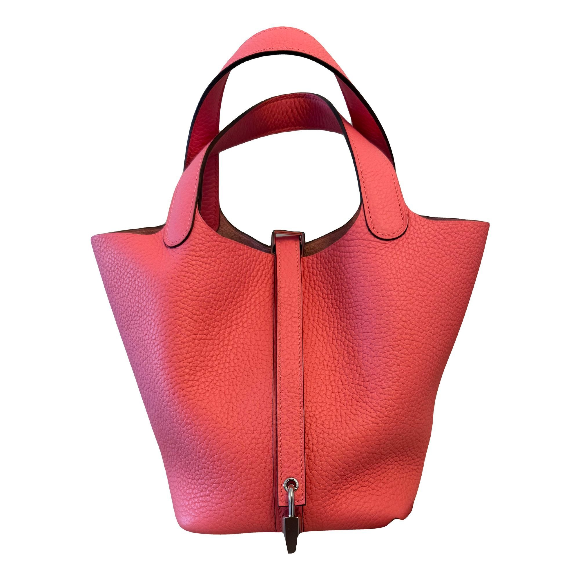 Picotin leather handbag