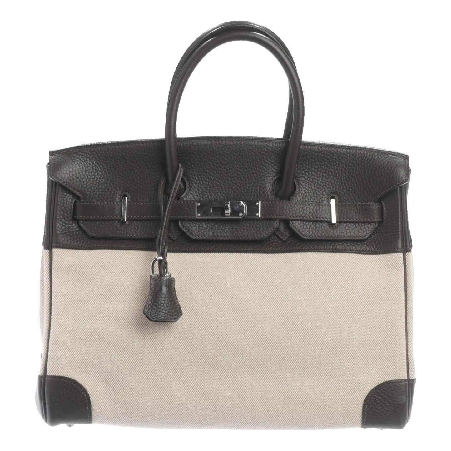 Birkin 35 leather handbag