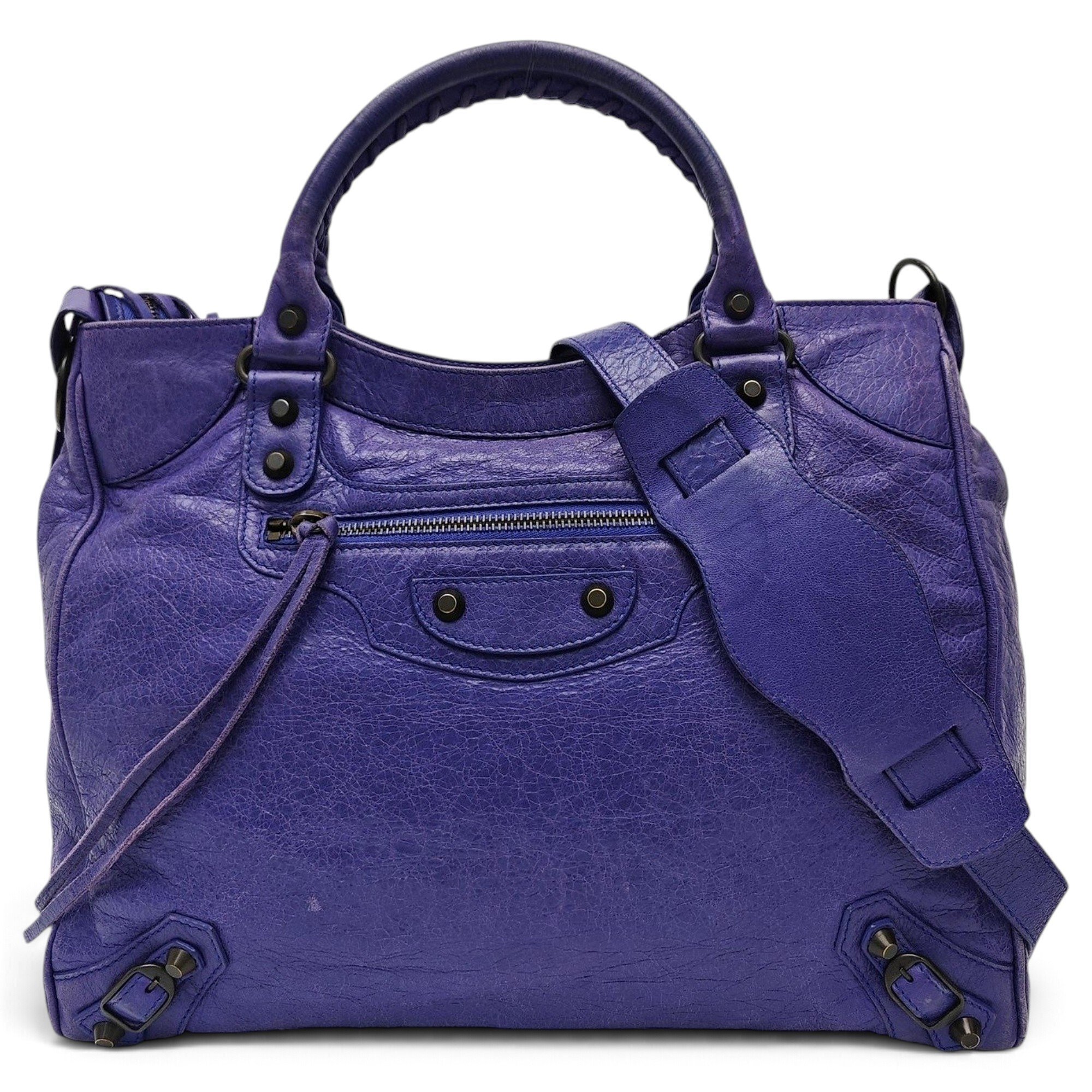 Leather handbag