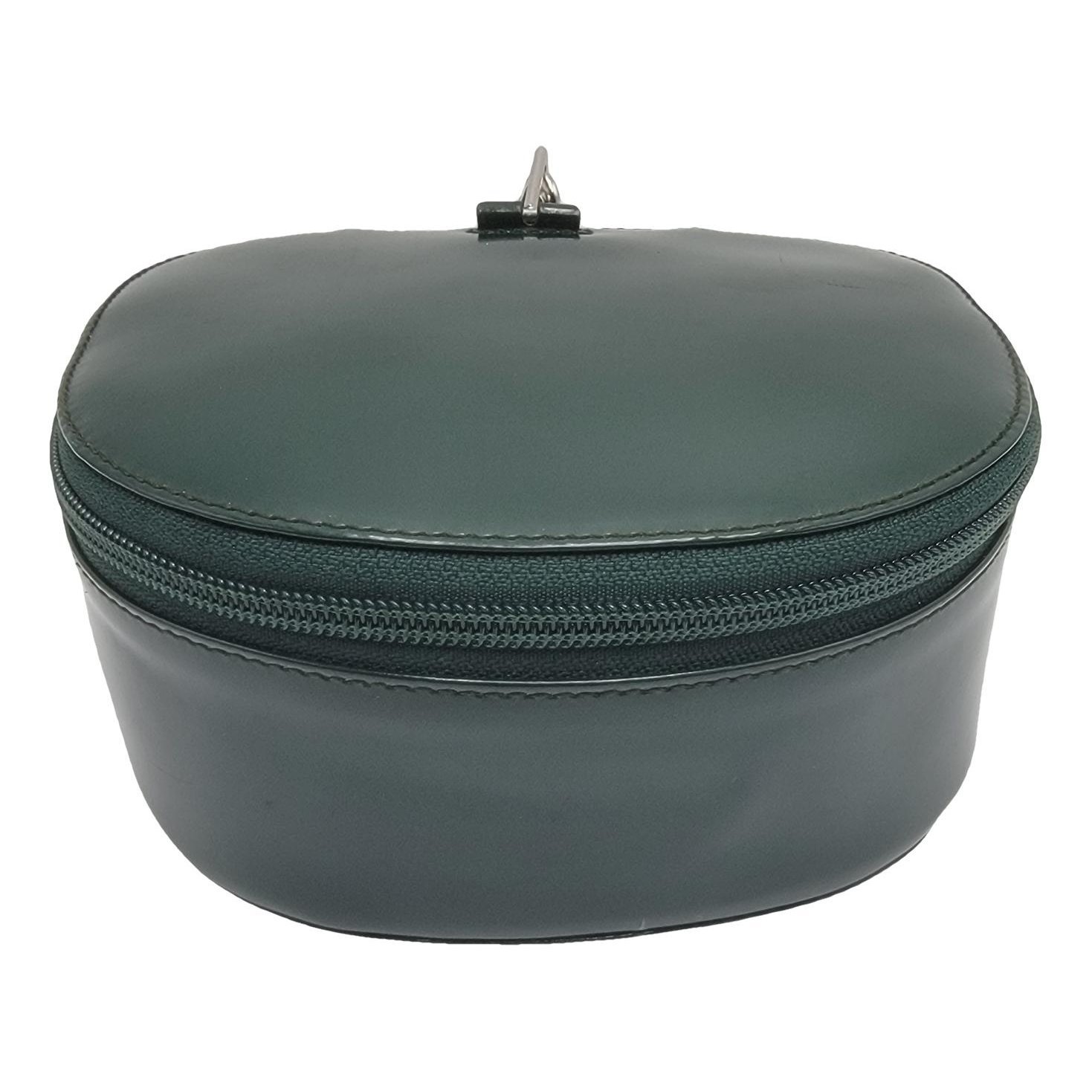 Patent leather clutch bag