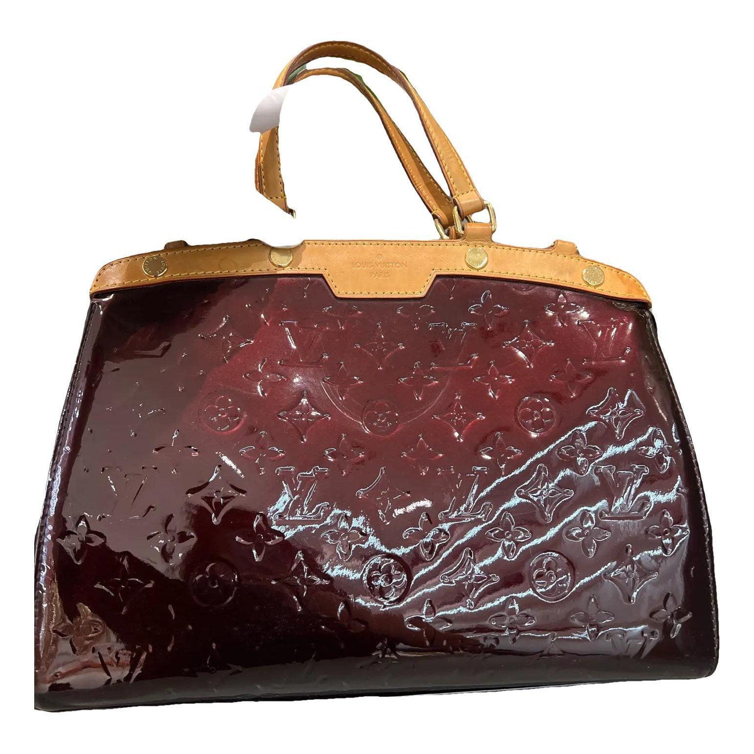 Bréa patent leather handbag