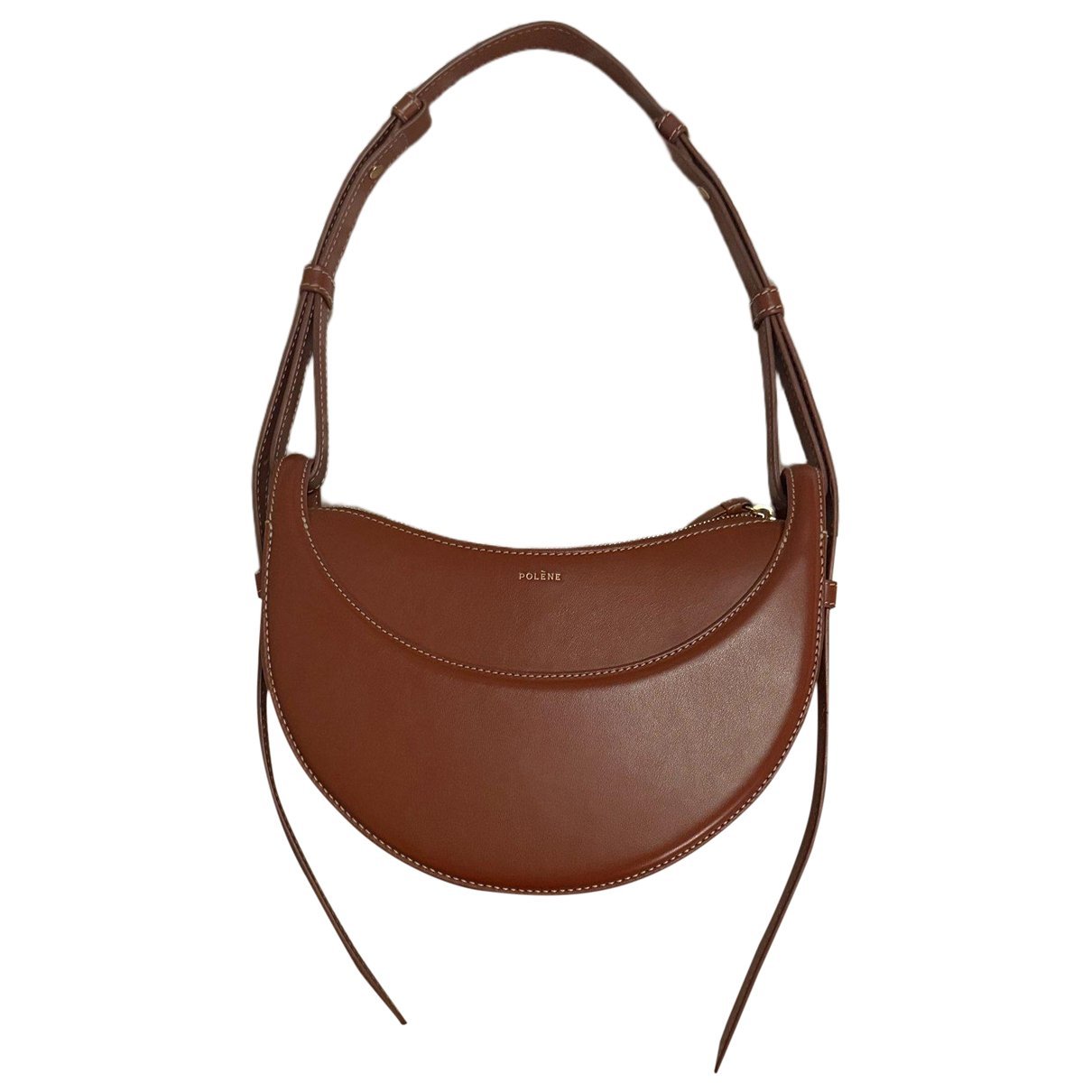 Polene Numéro Dix leather crossbody bag