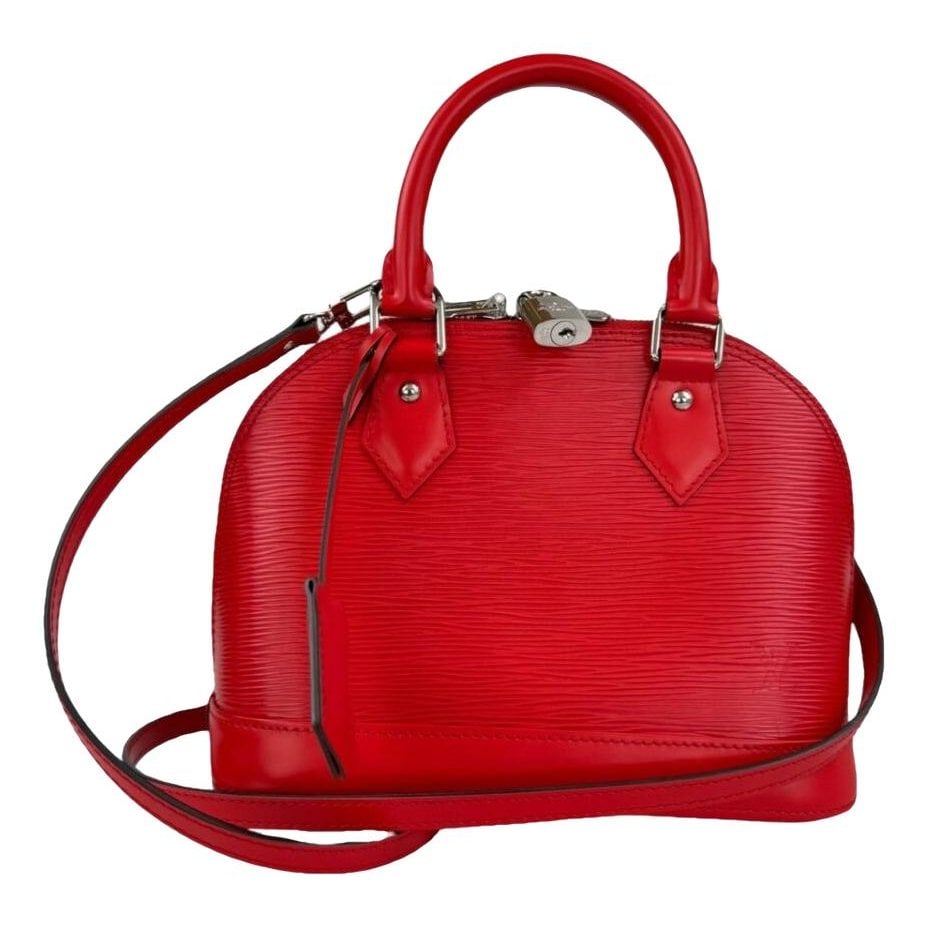 Louis Vuitton Alma BB leather handbag