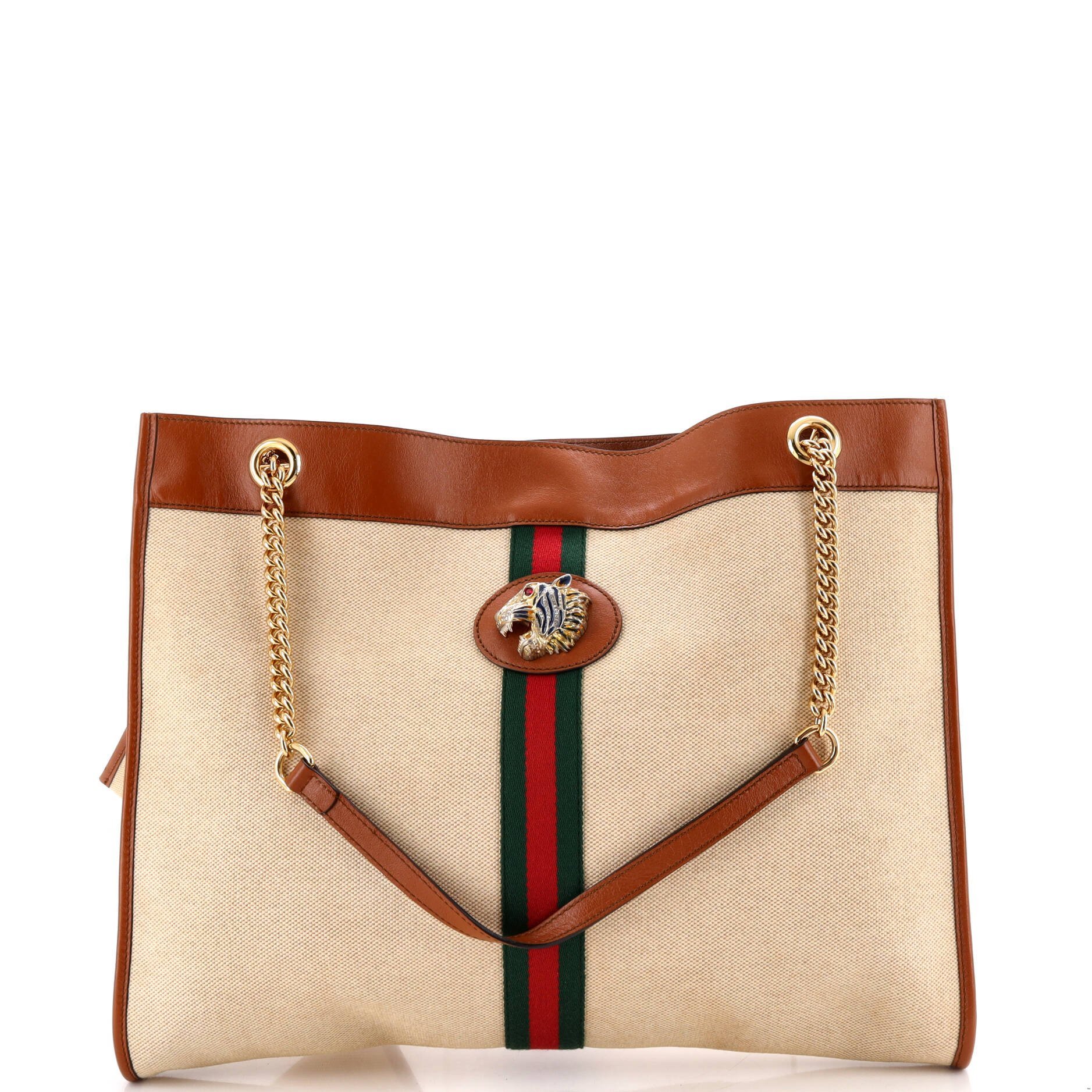 Leather tote
