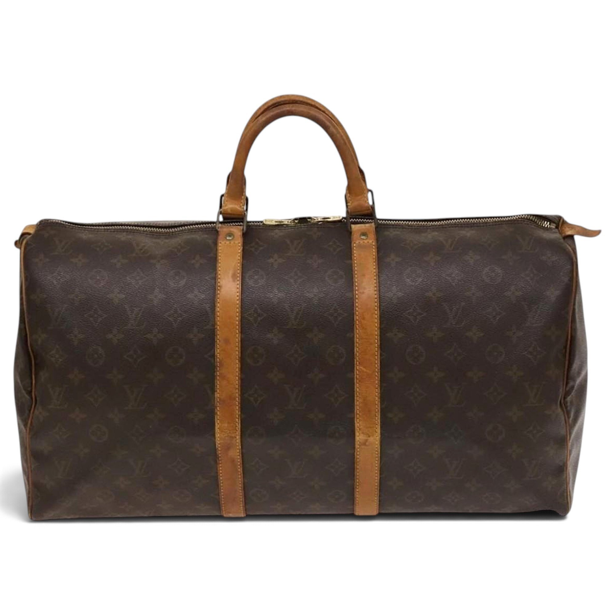 Leather bowling bag