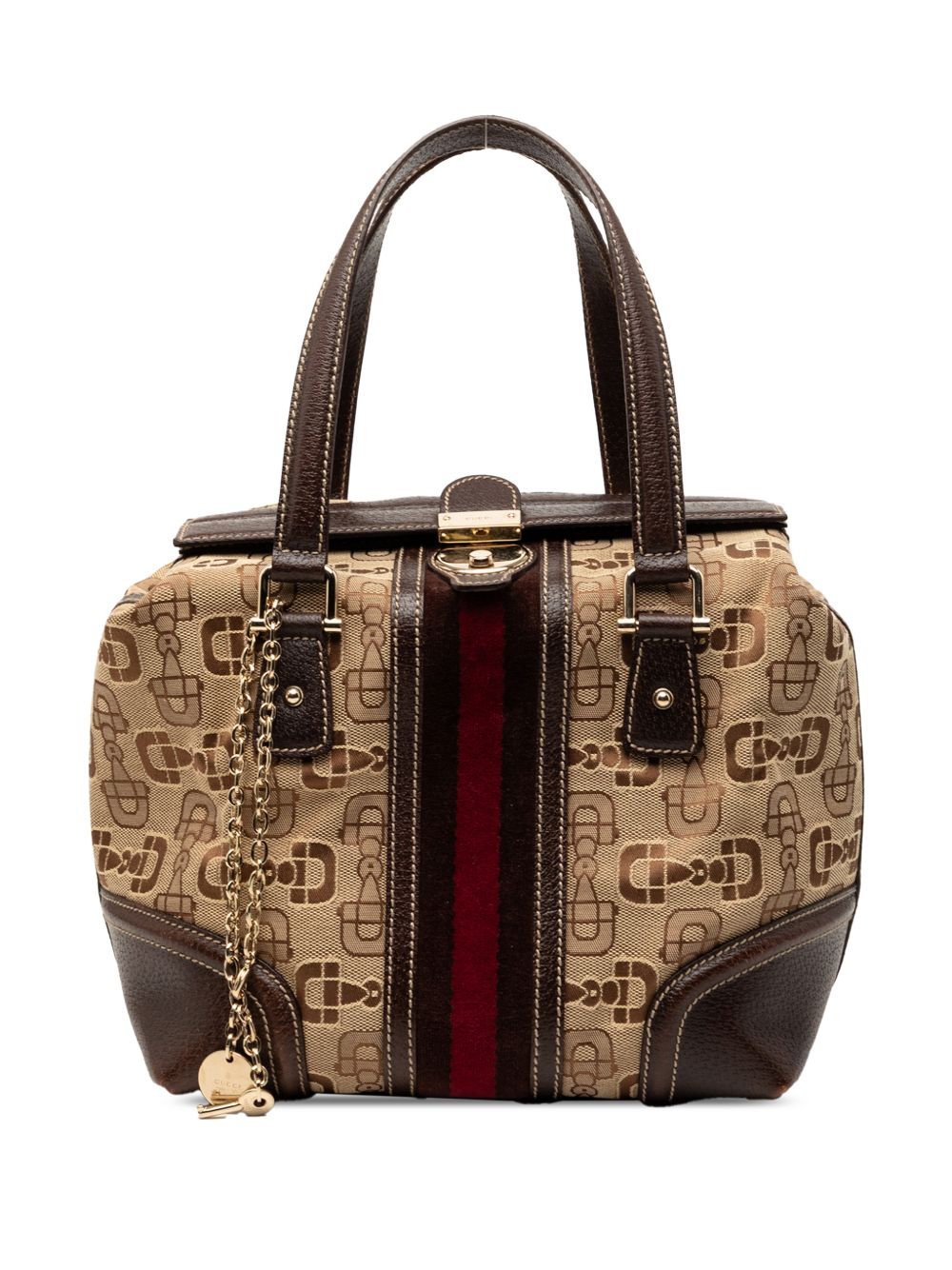 2000-2015 Horsebit Canvas Web Treasure handbag