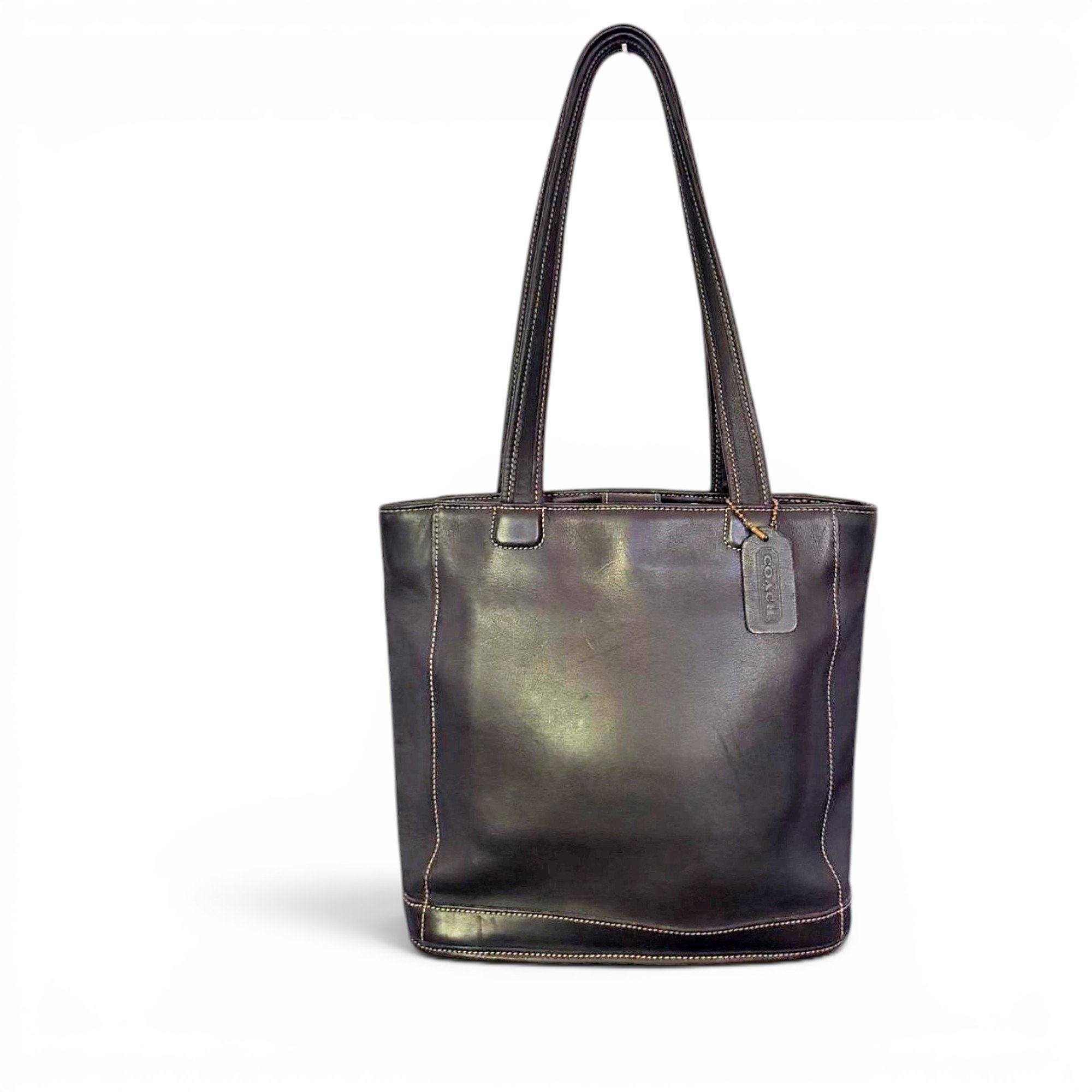Leather tote
