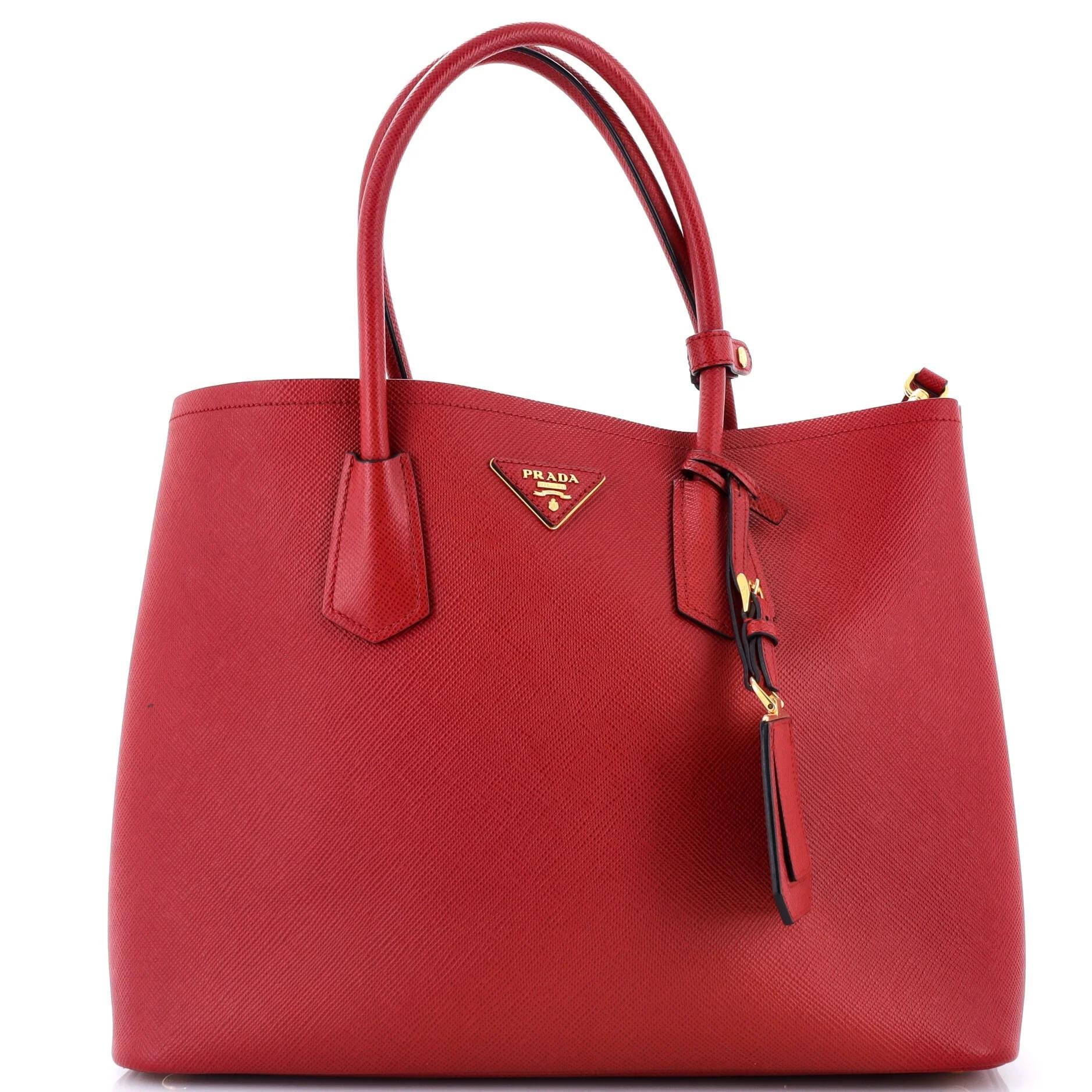 Leather tote