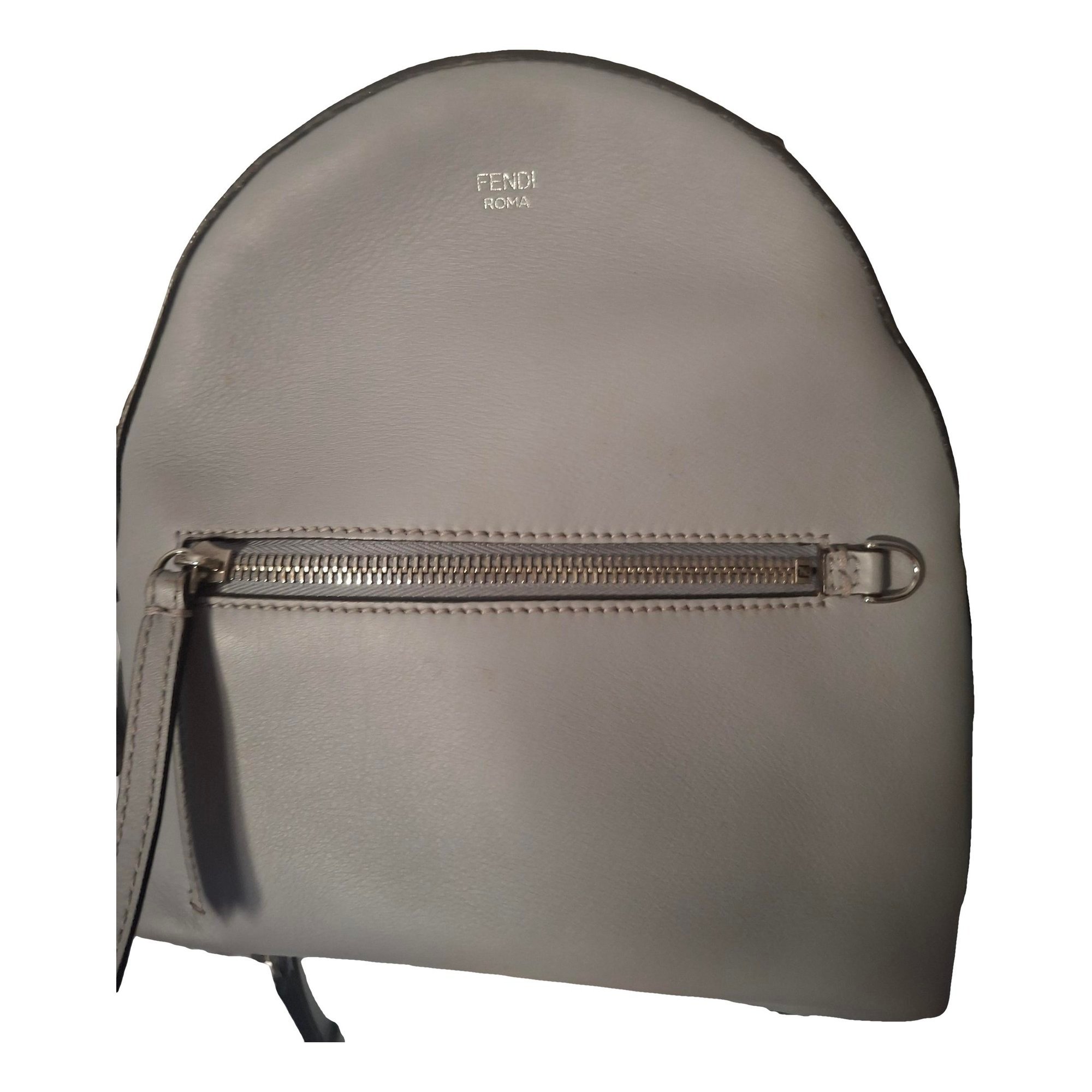 Leather backpack