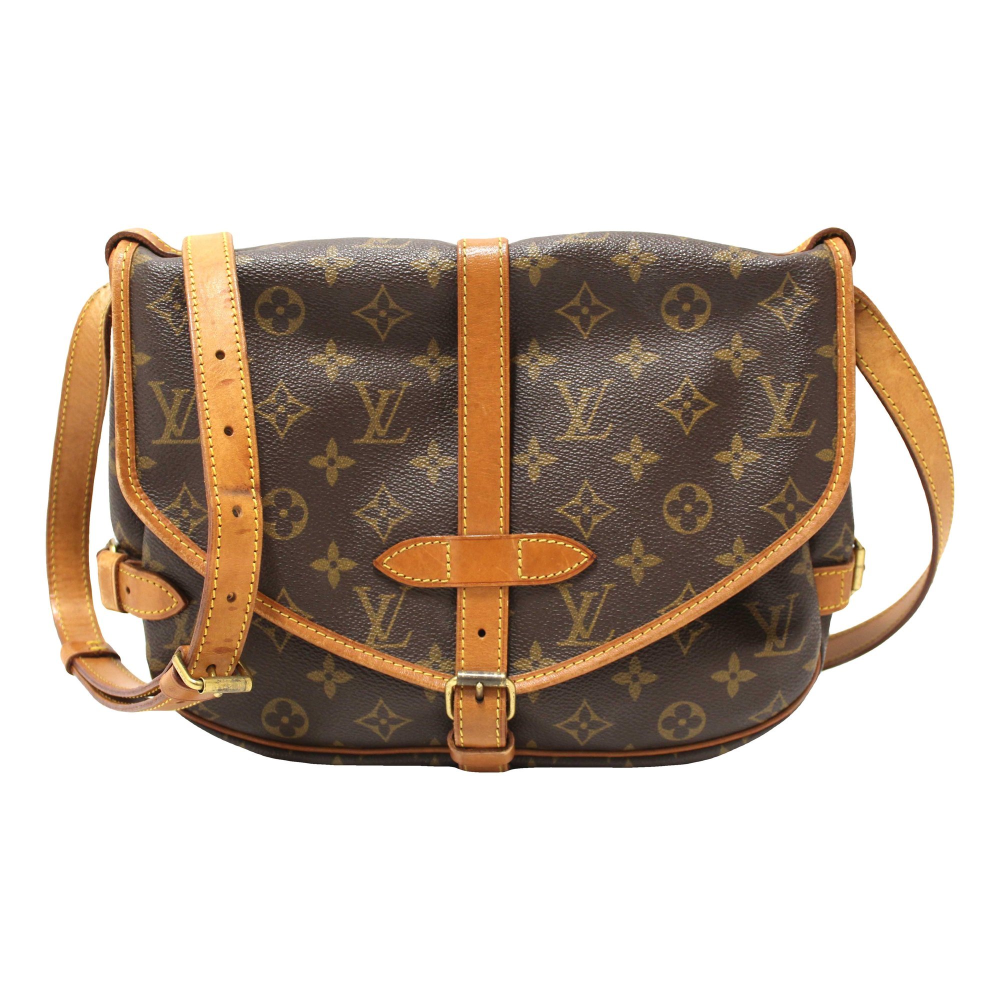 Saumur vinyl crossbody bag