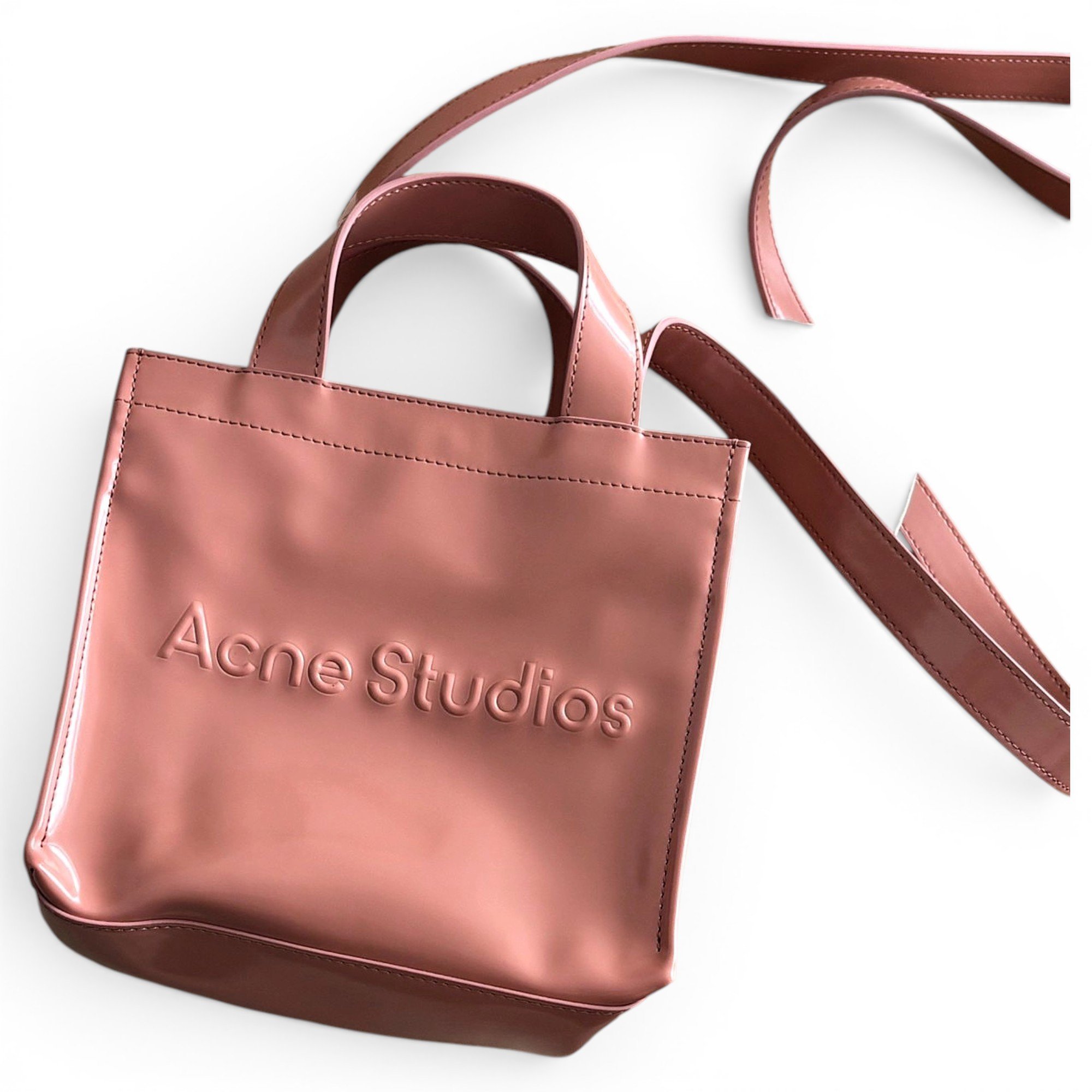 Patent leather crossbody bag