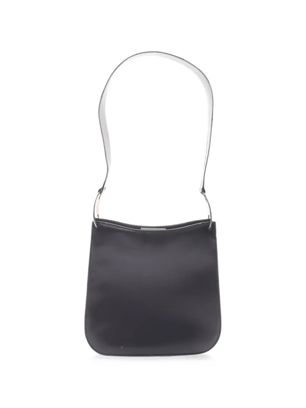 2000s logo-engraved shoulder bag