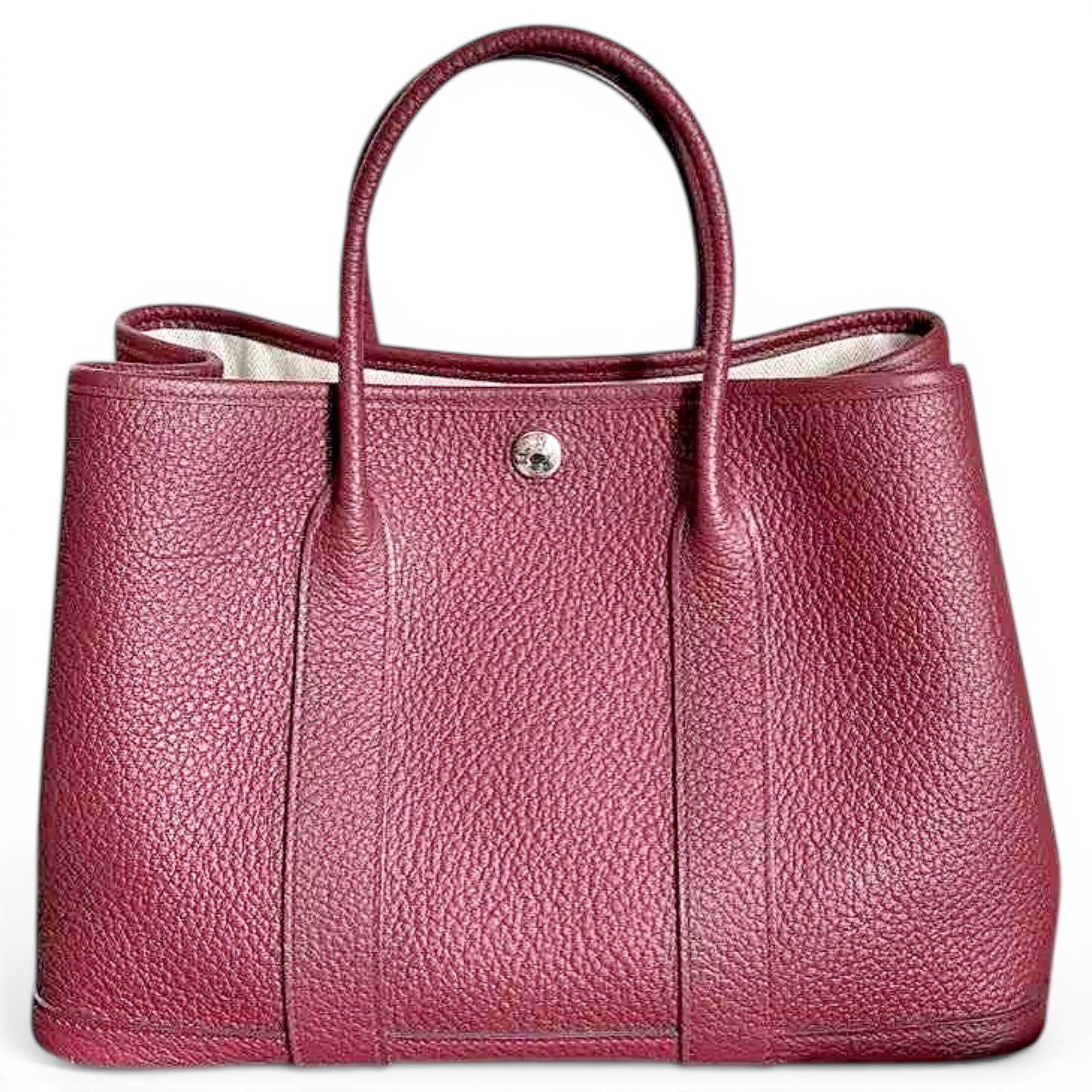 Garden Party leather handbag