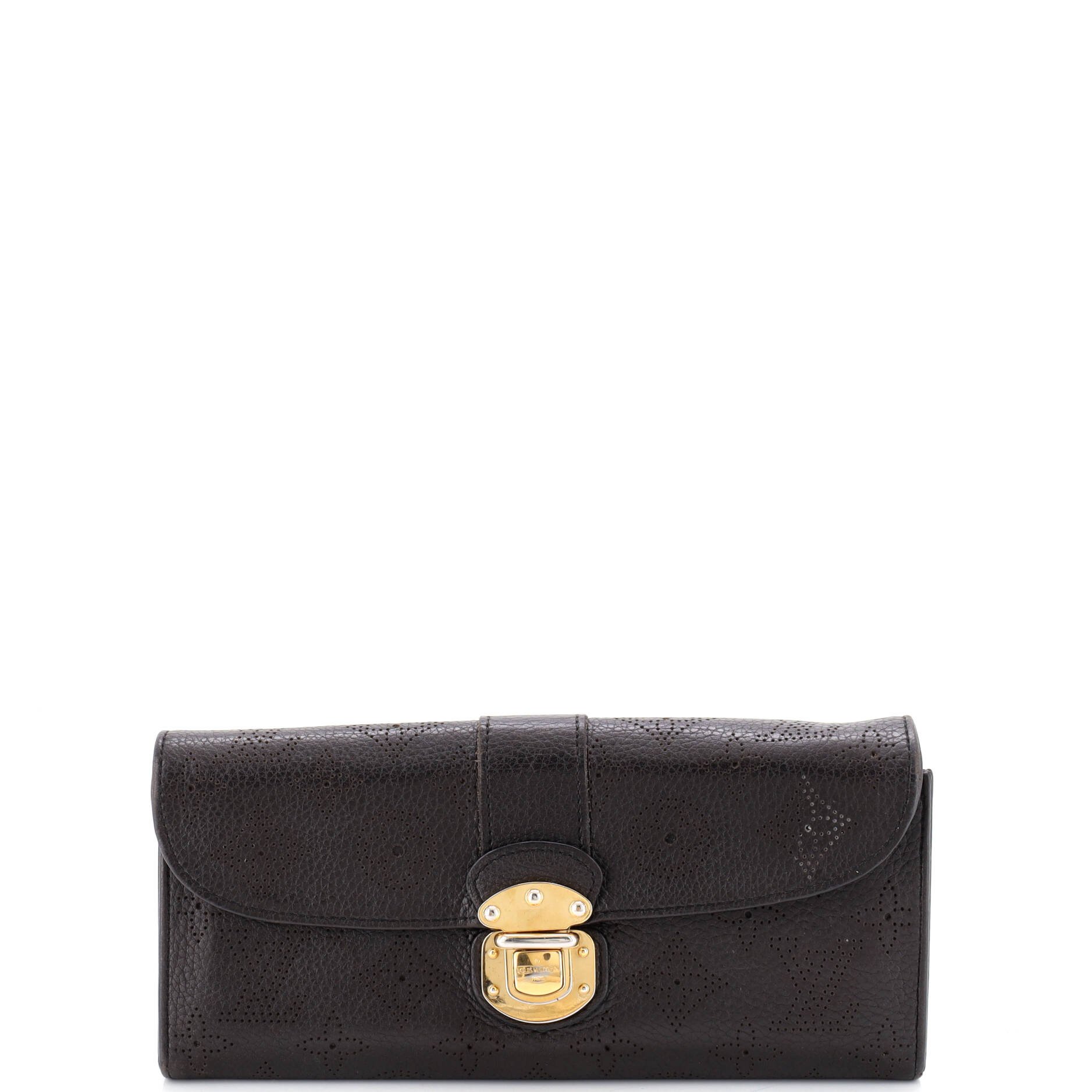 Louis Vuitton Amelia Clutch Mahina Leather
