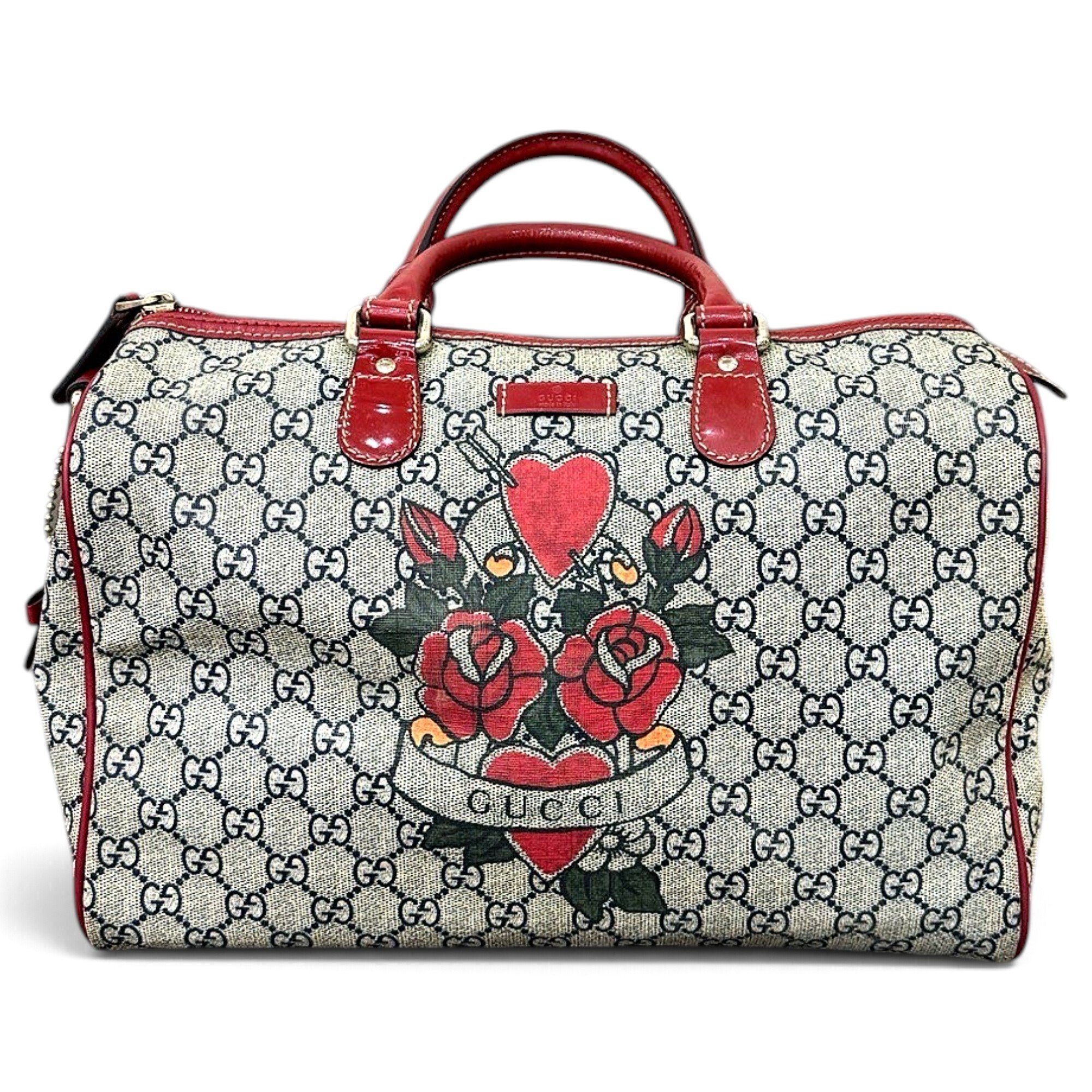 Joy leather bowling bag