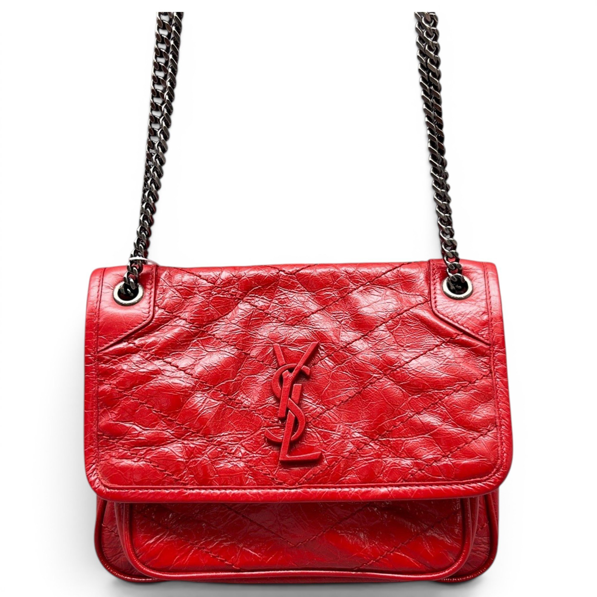 Niki leather crossbody bag