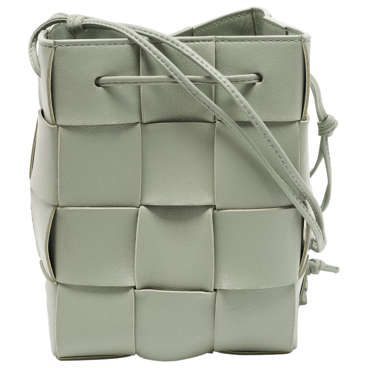 Cassette leather handbag