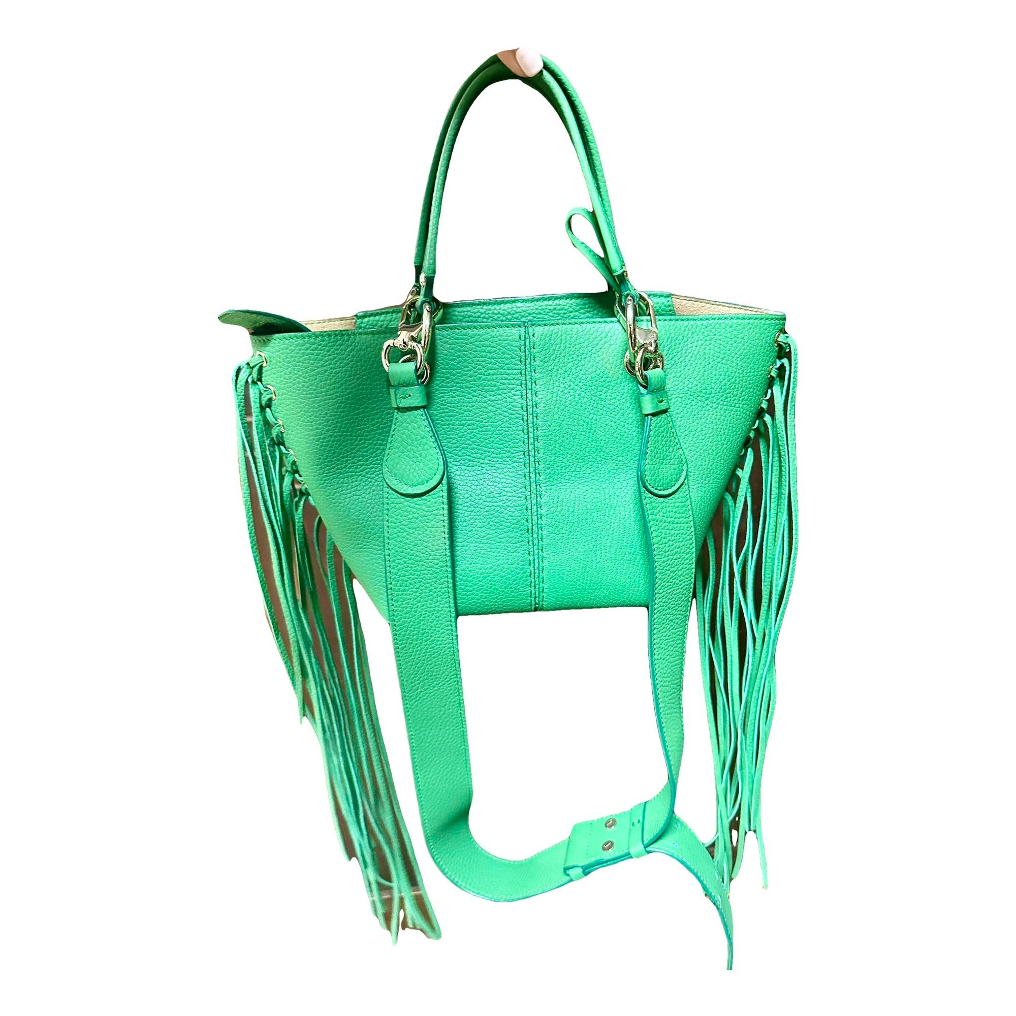 Leather handbag