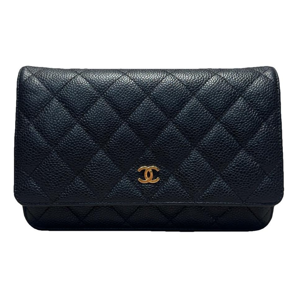 Wallet On Chain Timeless/Classique leather handbag