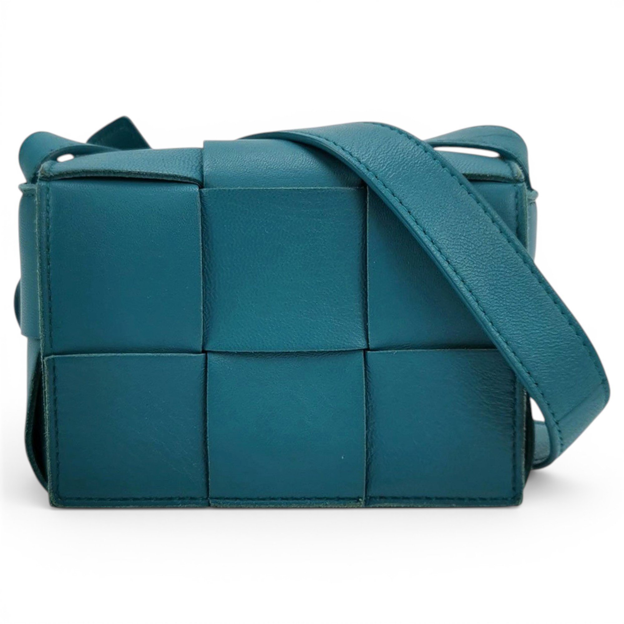 Cassette leather crossbody bag