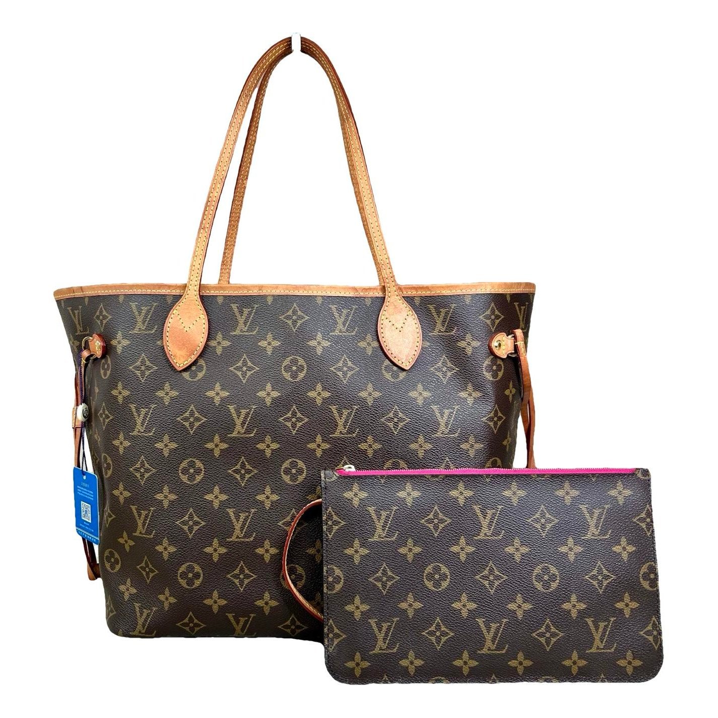 Neverfull leather handbag