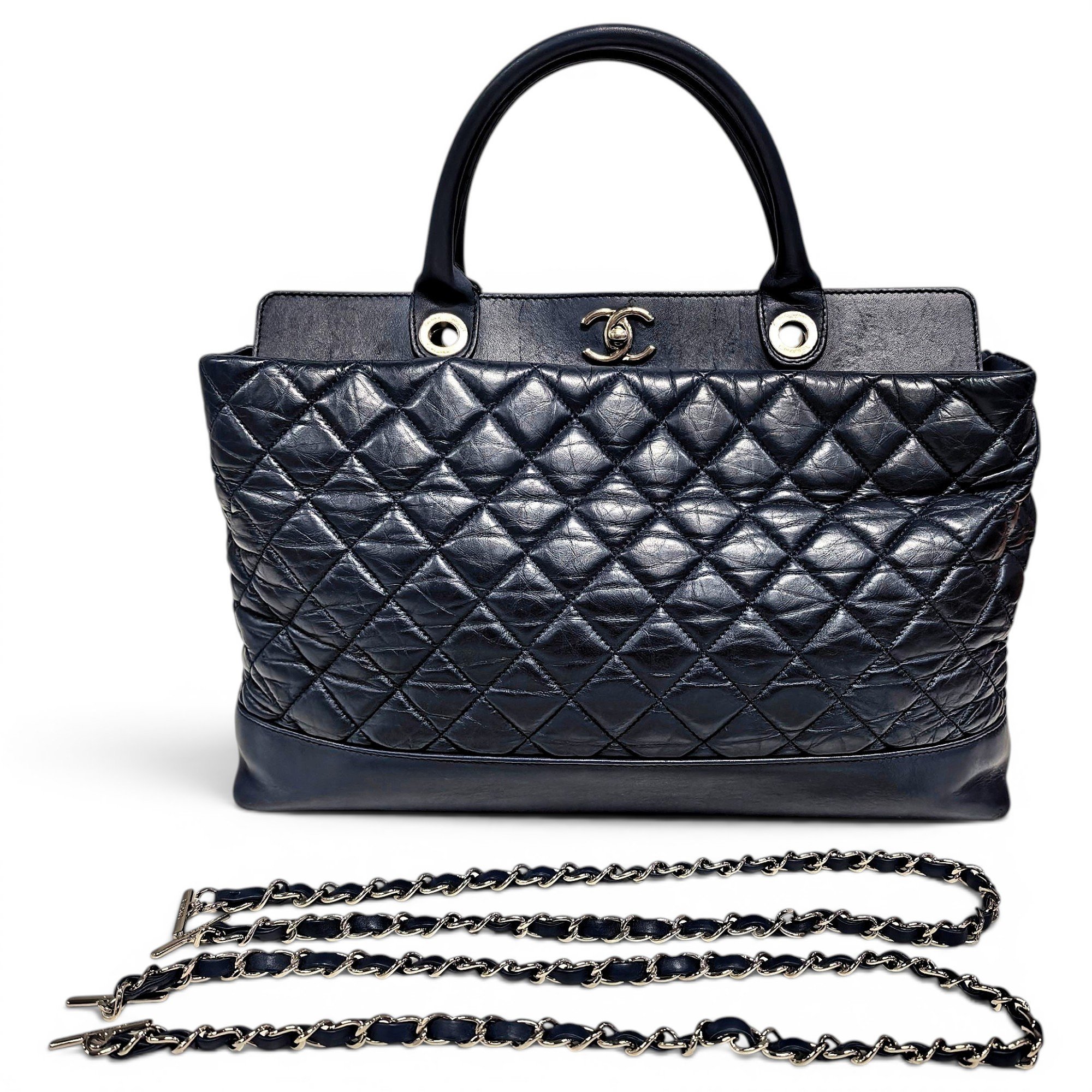 Leather tote
