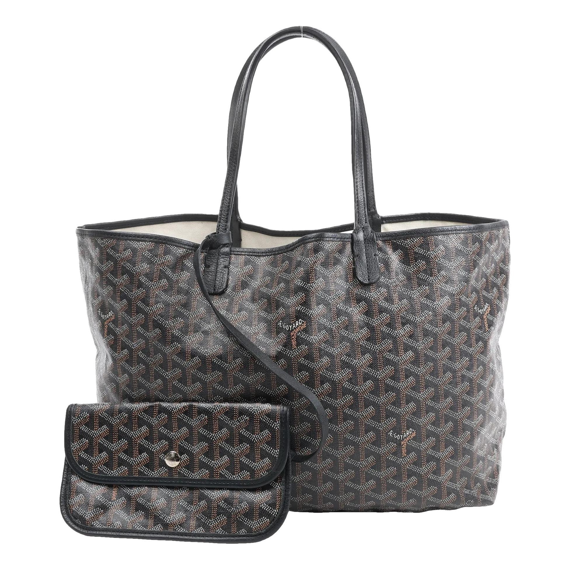 Goyard Saint-Louis leather handbag