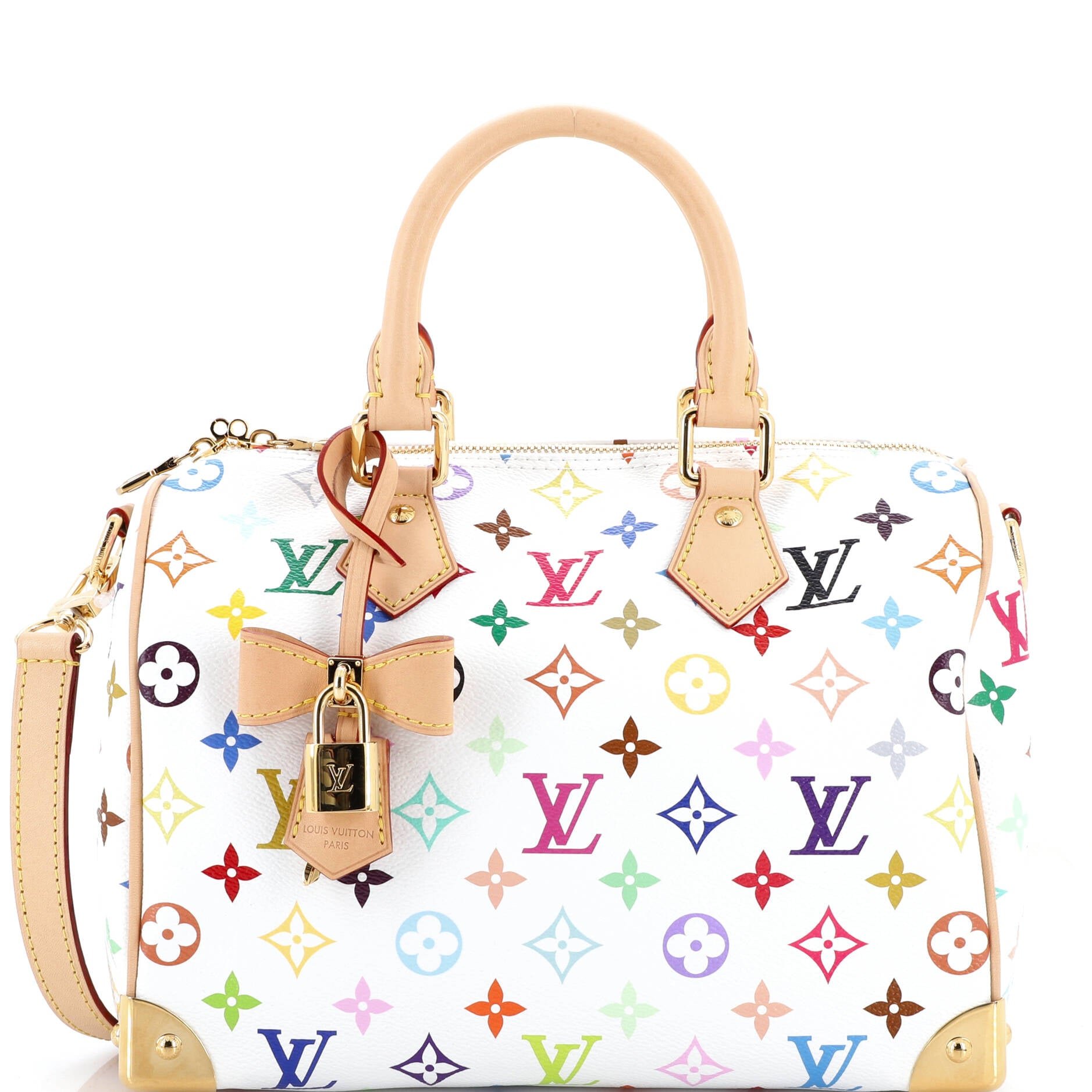 Louis Vuitton x Takashi Murakami Speedy Soft Bandouliere Bag Monogram Multicolor 25