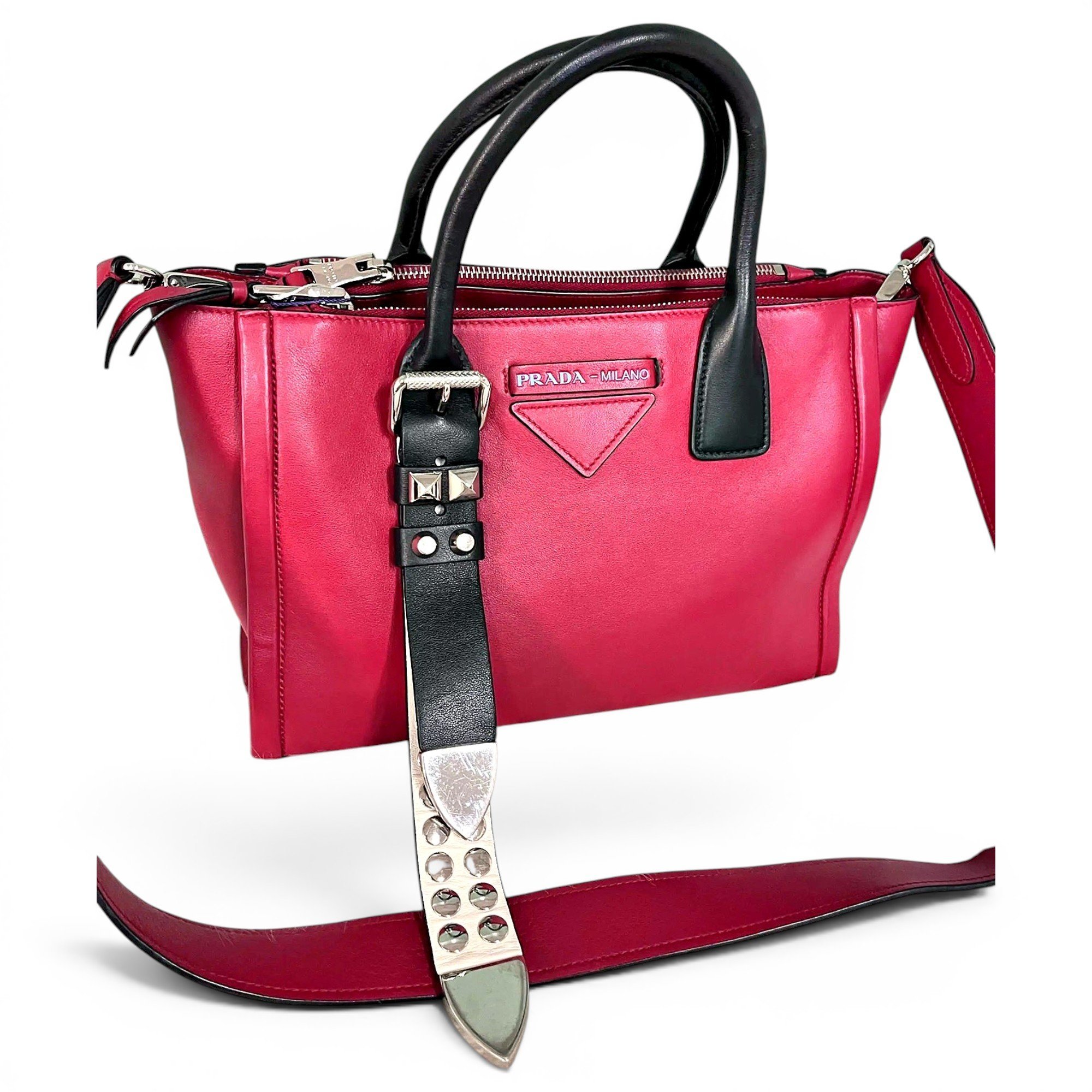 Leather crossbody bag