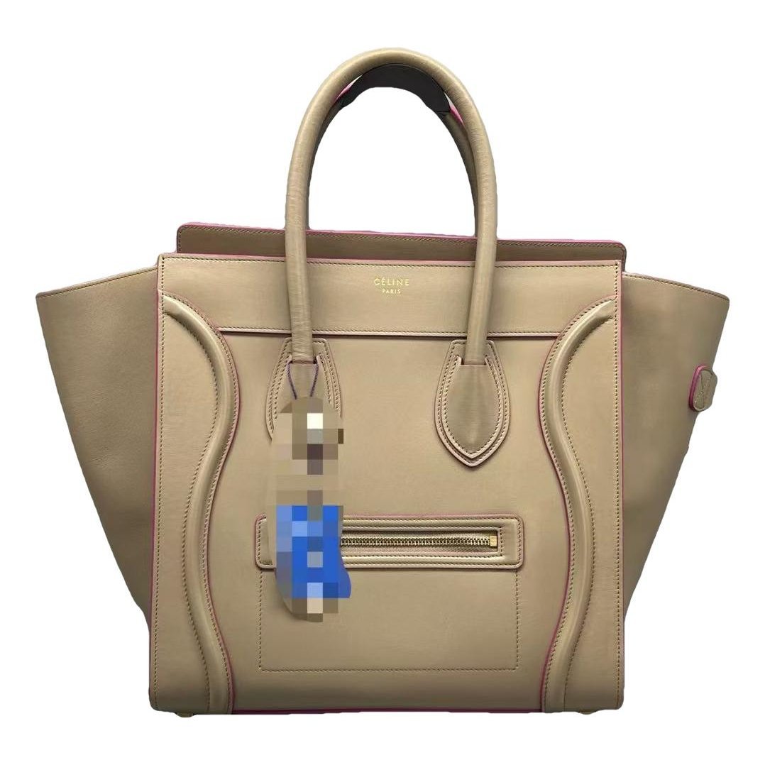 Luggage leather handbag