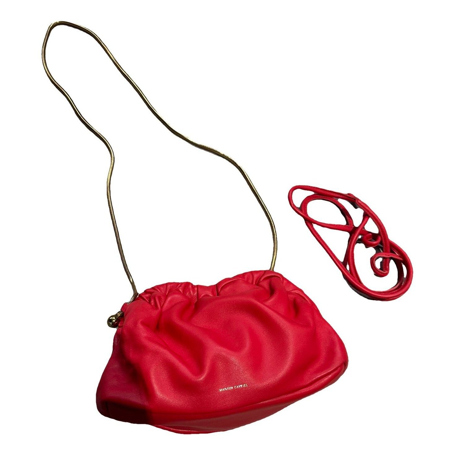 Mansur Gavriel Cloud leather clutch bag