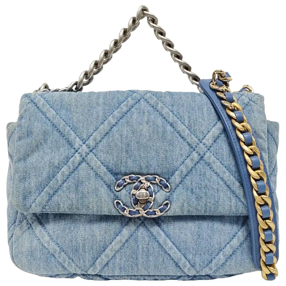 Chanel 19 cloth handbag