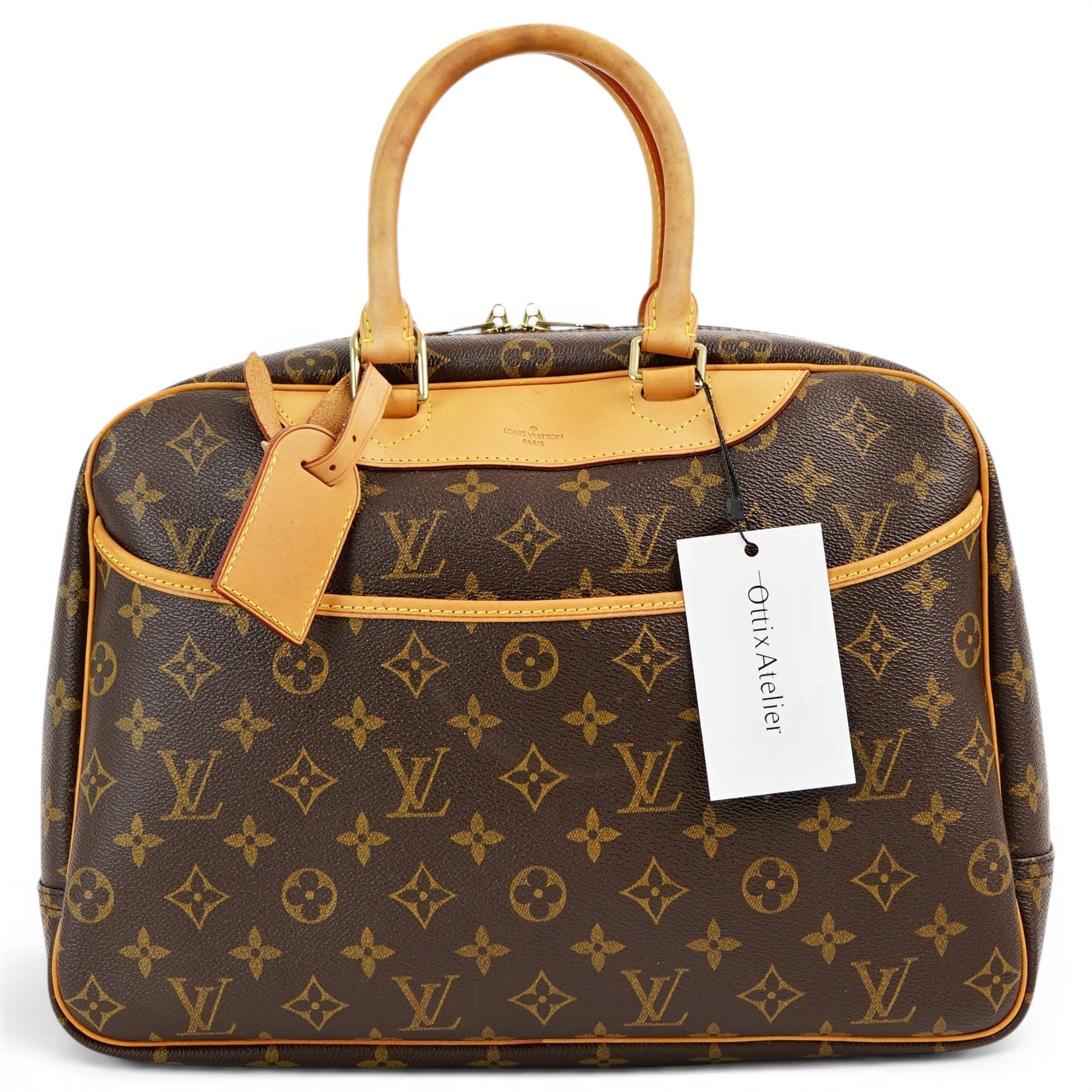 Deauville leather handbag