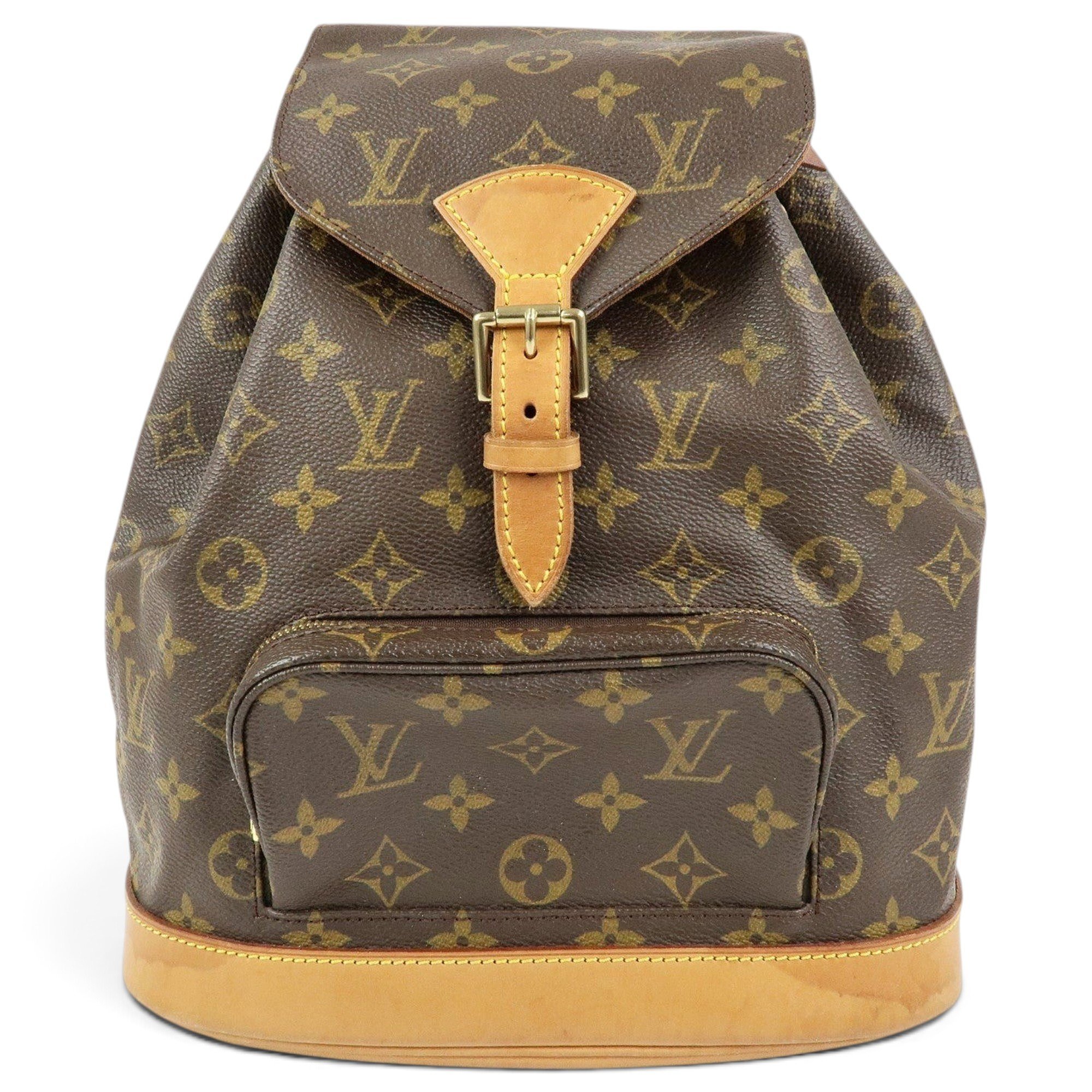 Montsouris leather backpack