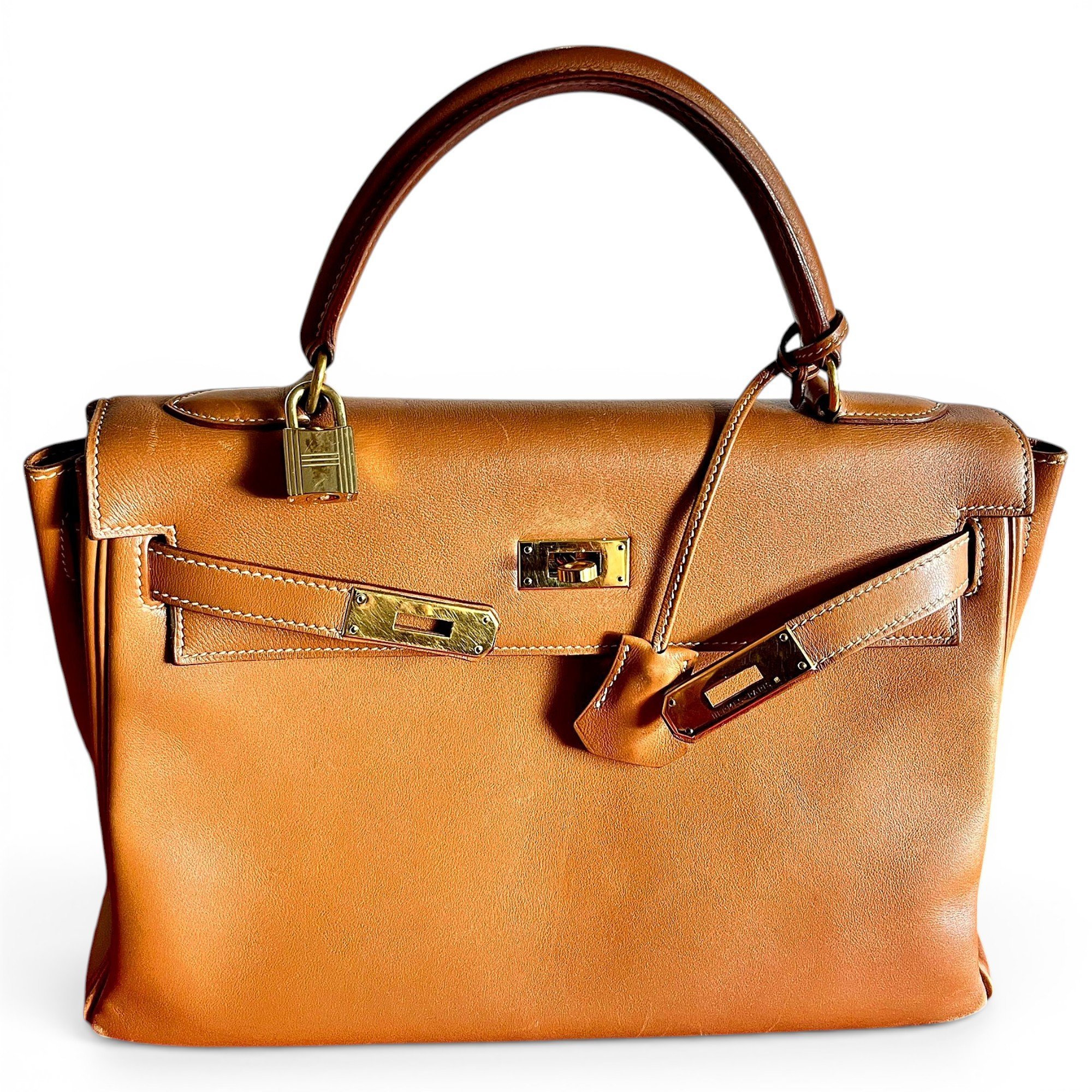 Kelly 32 leather handbag