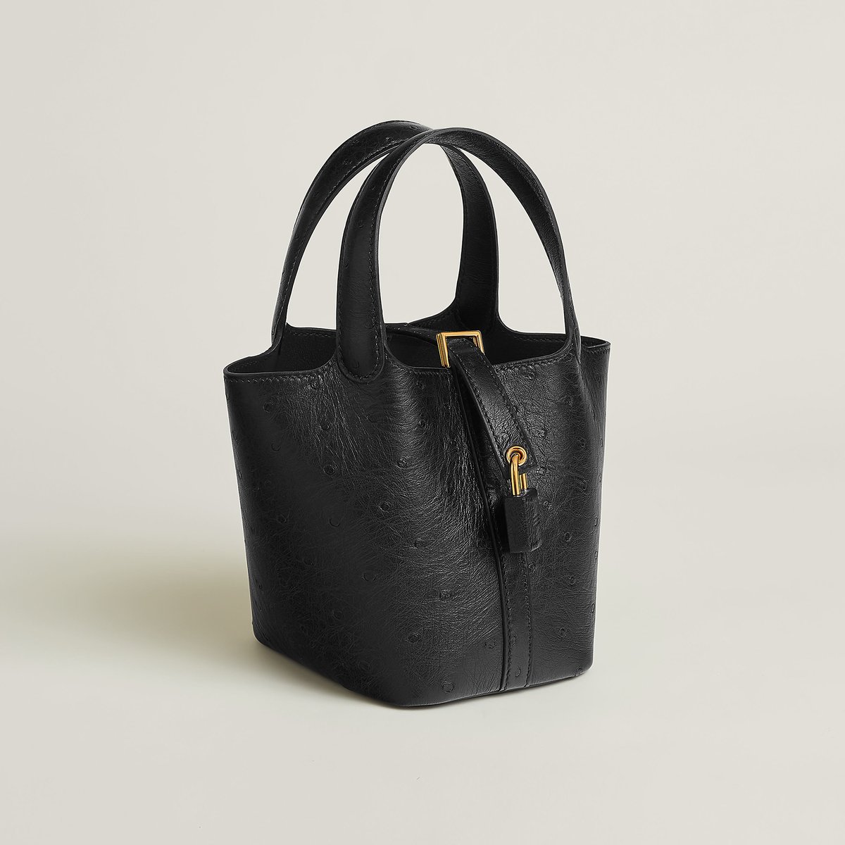 Noir Picotin Lock Micro Bag
