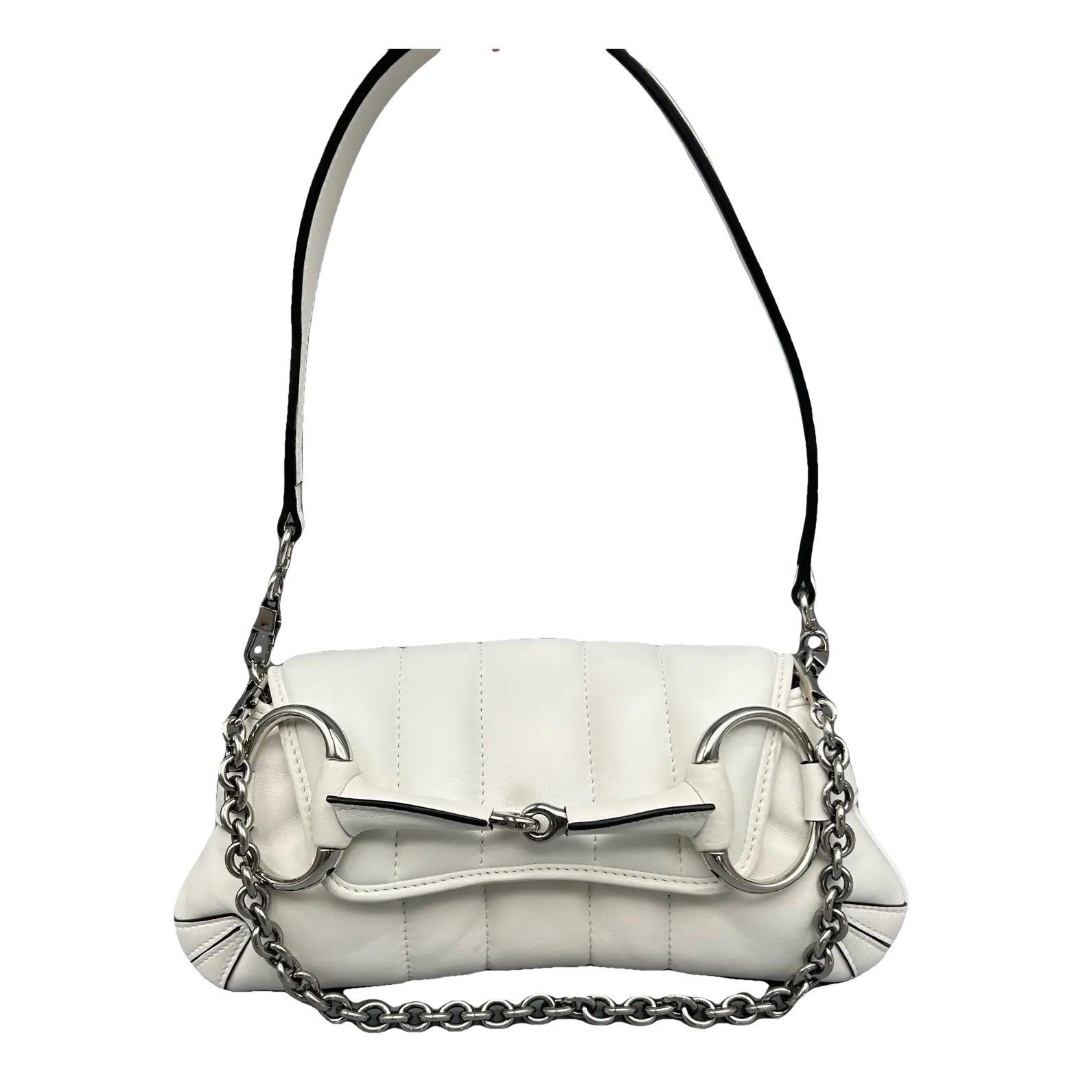 Horsebit Chain leather handbag