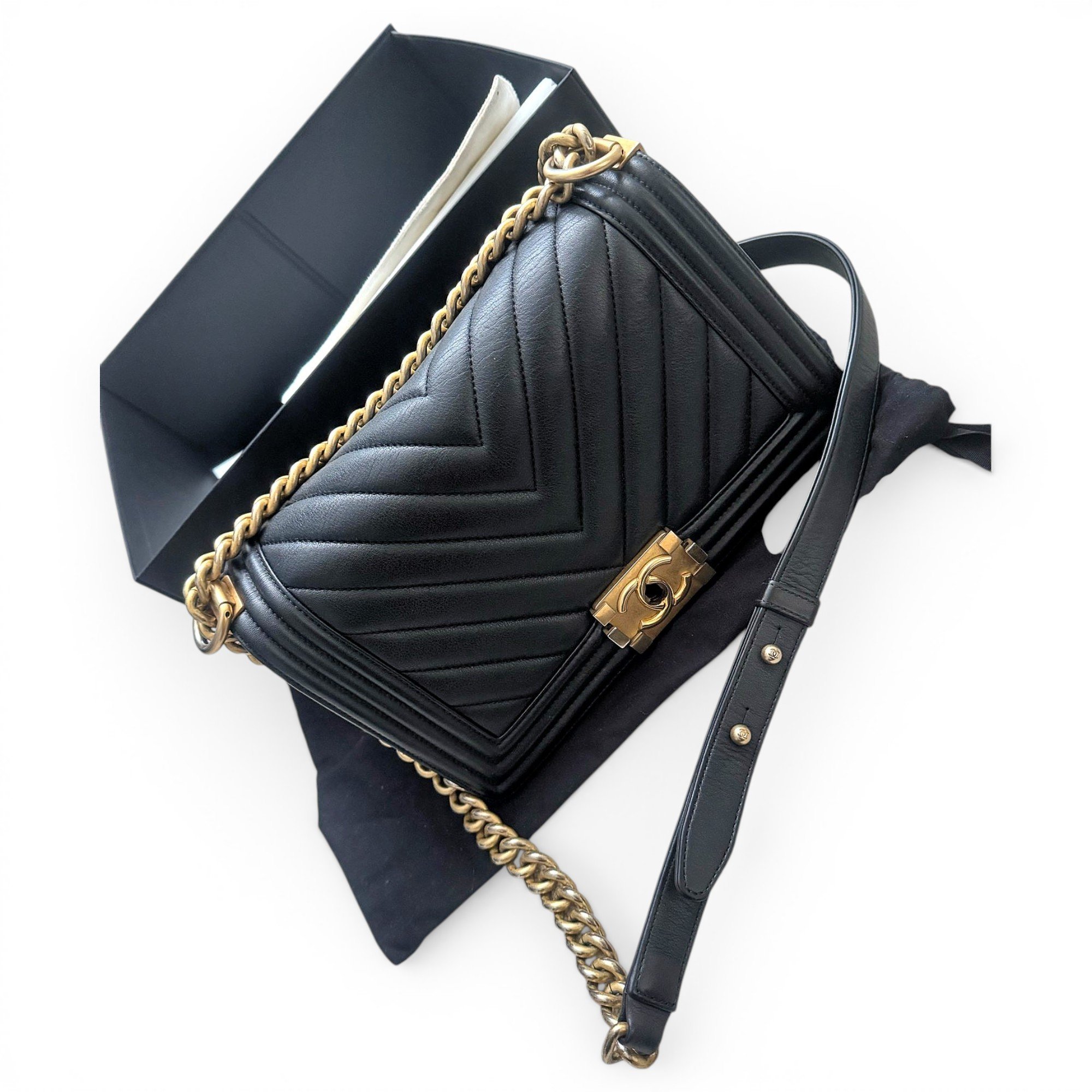Boy leather handbag
