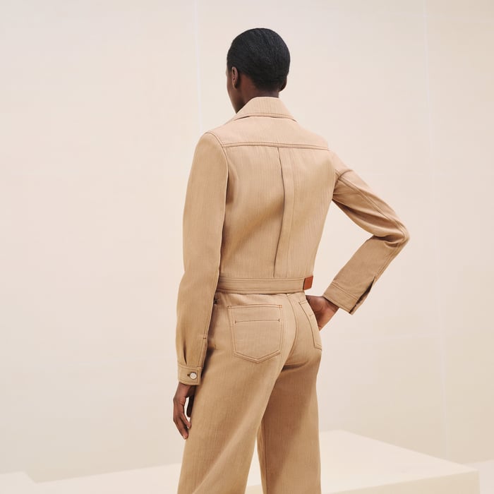 Beige Albâtre Denim Jacket