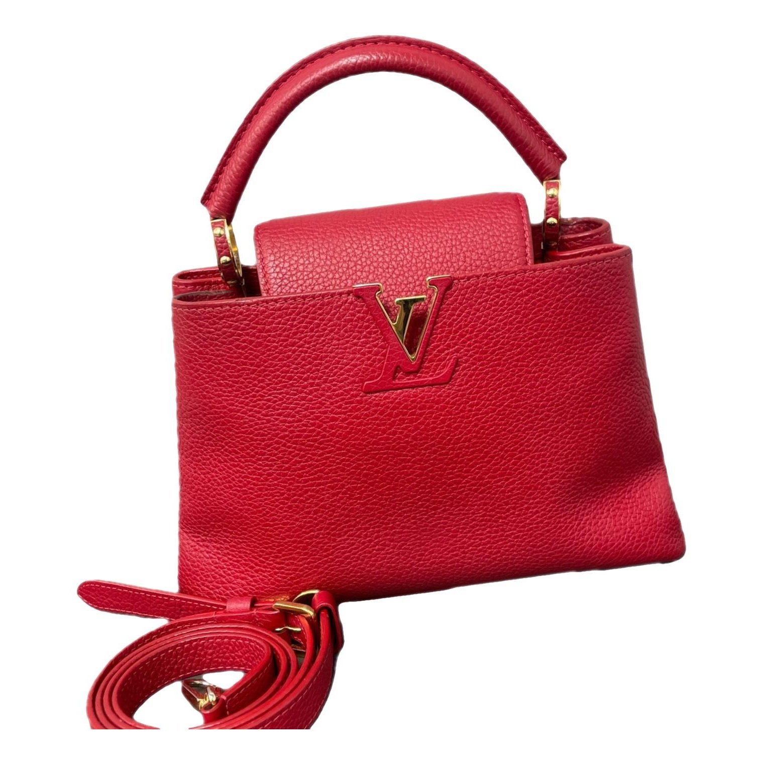 Capucines leather handbag