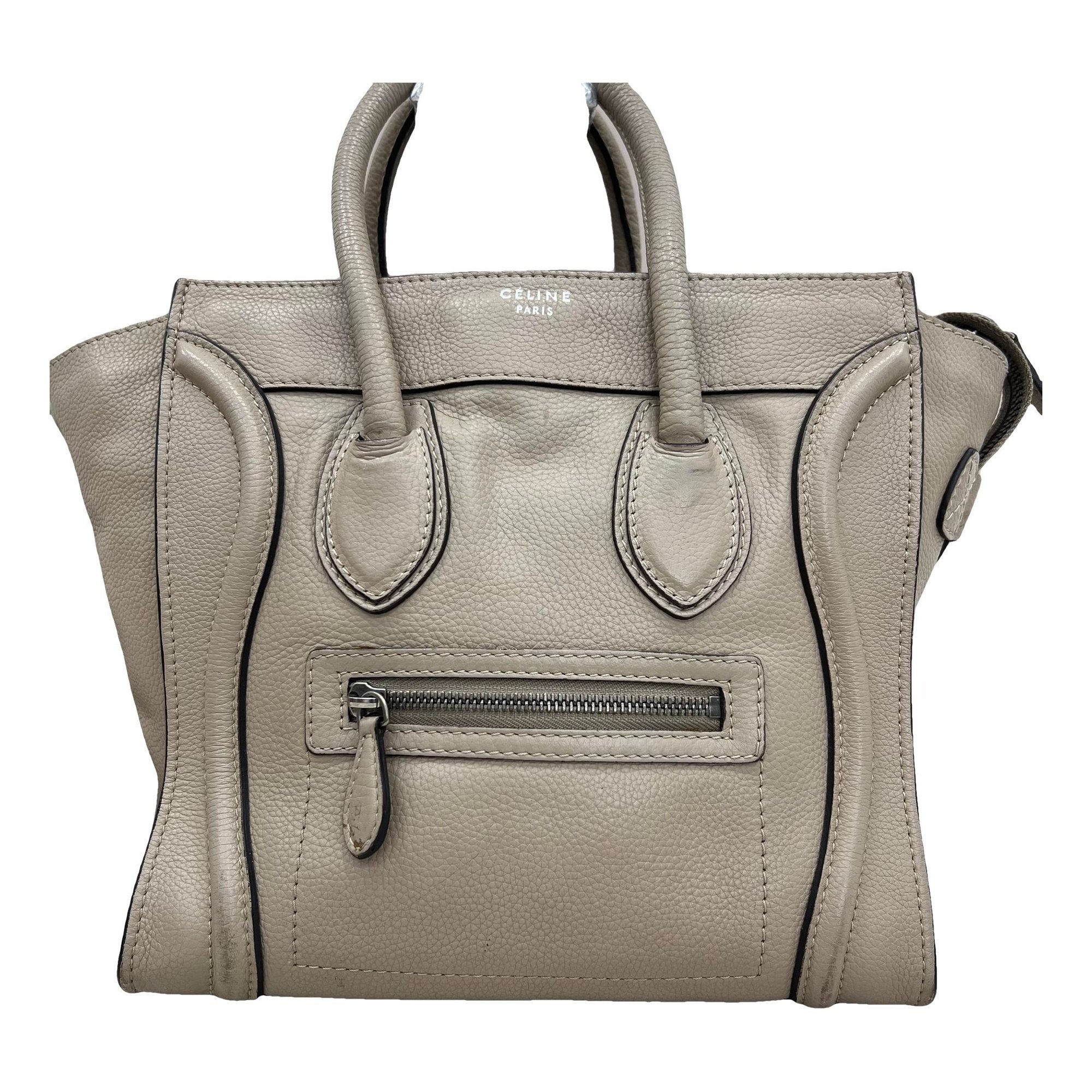 Luggage leather handbag