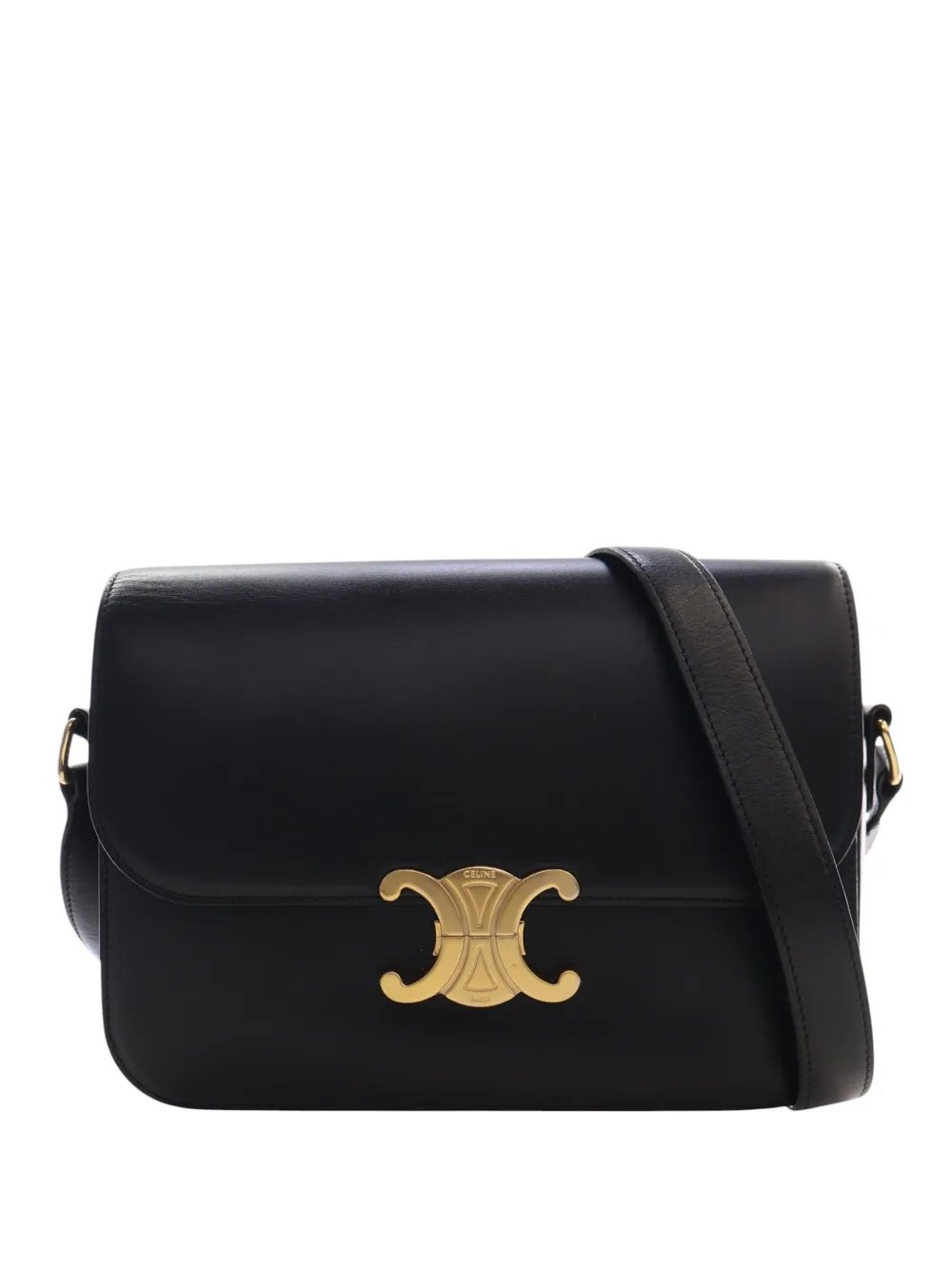 2018 Classique Shiny Calfskin Triomphe crossbody bag