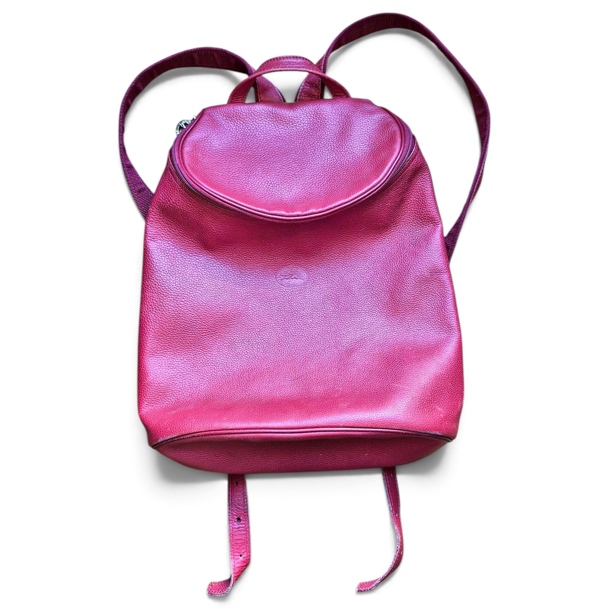 Foulonné leather backpack