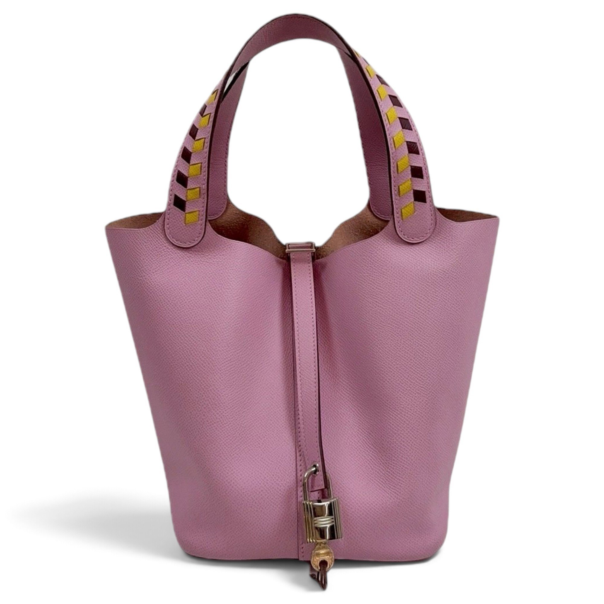 Picotin leather handbag